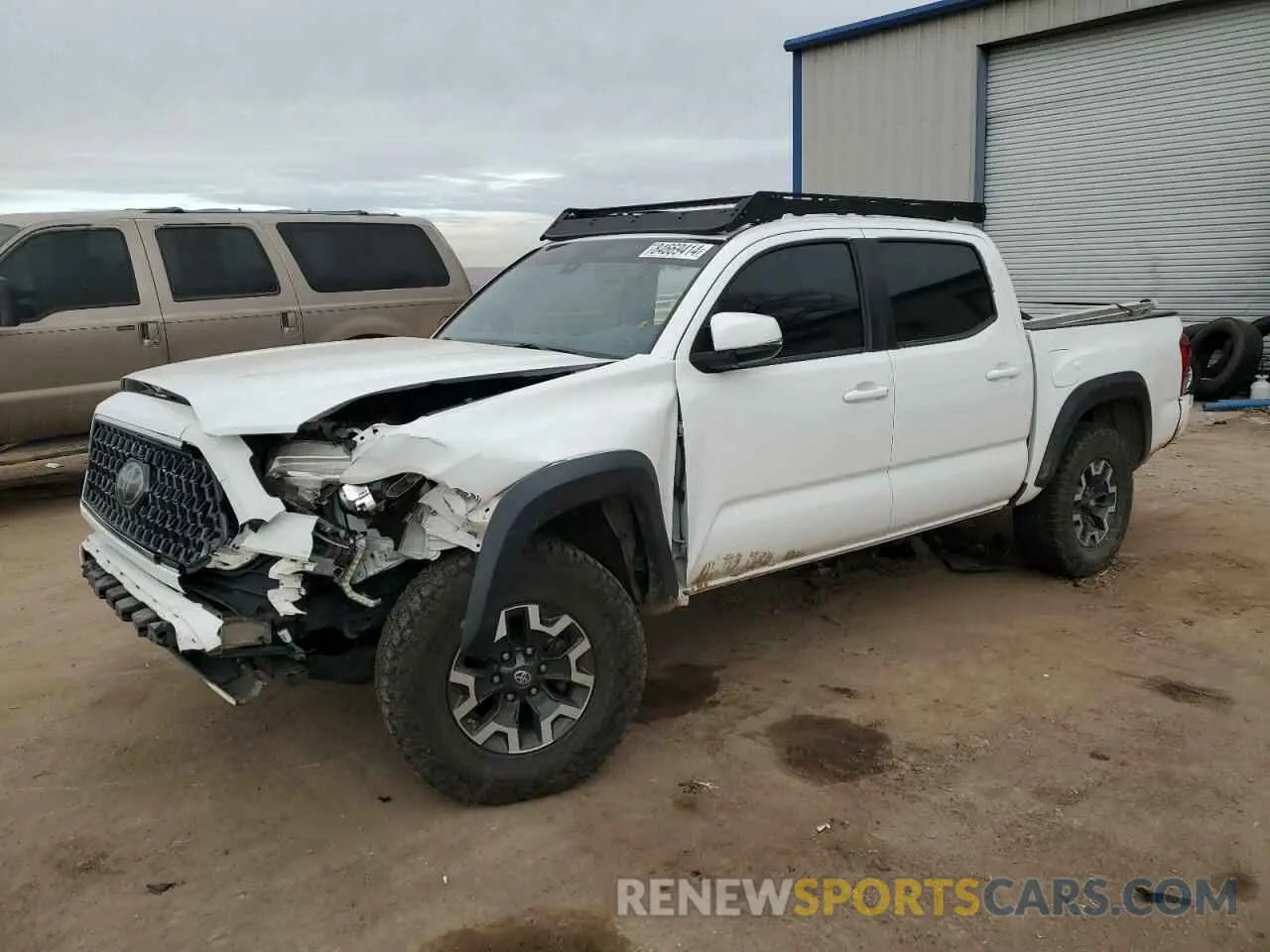 1 Photograph of a damaged car 3TMCZ5AN9KM242425 TOYOTA TACOMA 2019