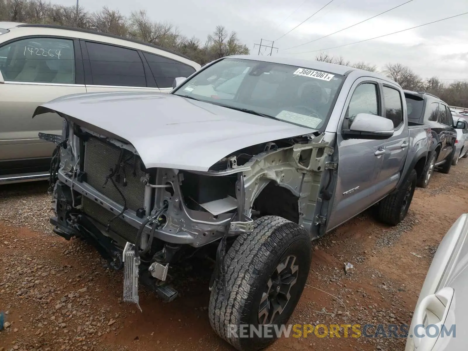 2 Фотография поврежденного автомобиля 3TMCZ5AN9KM259077 TOYOTA TACOMA 2019