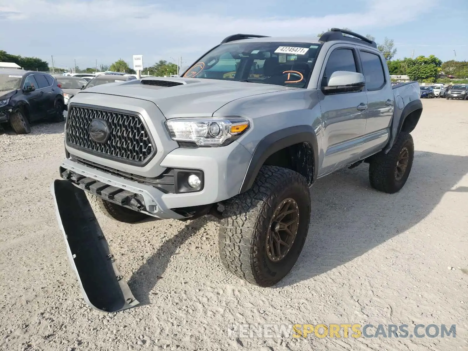 2 Photograph of a damaged car 3TMCZ5ANXKM231756 TOYOTA TACOMA 2019