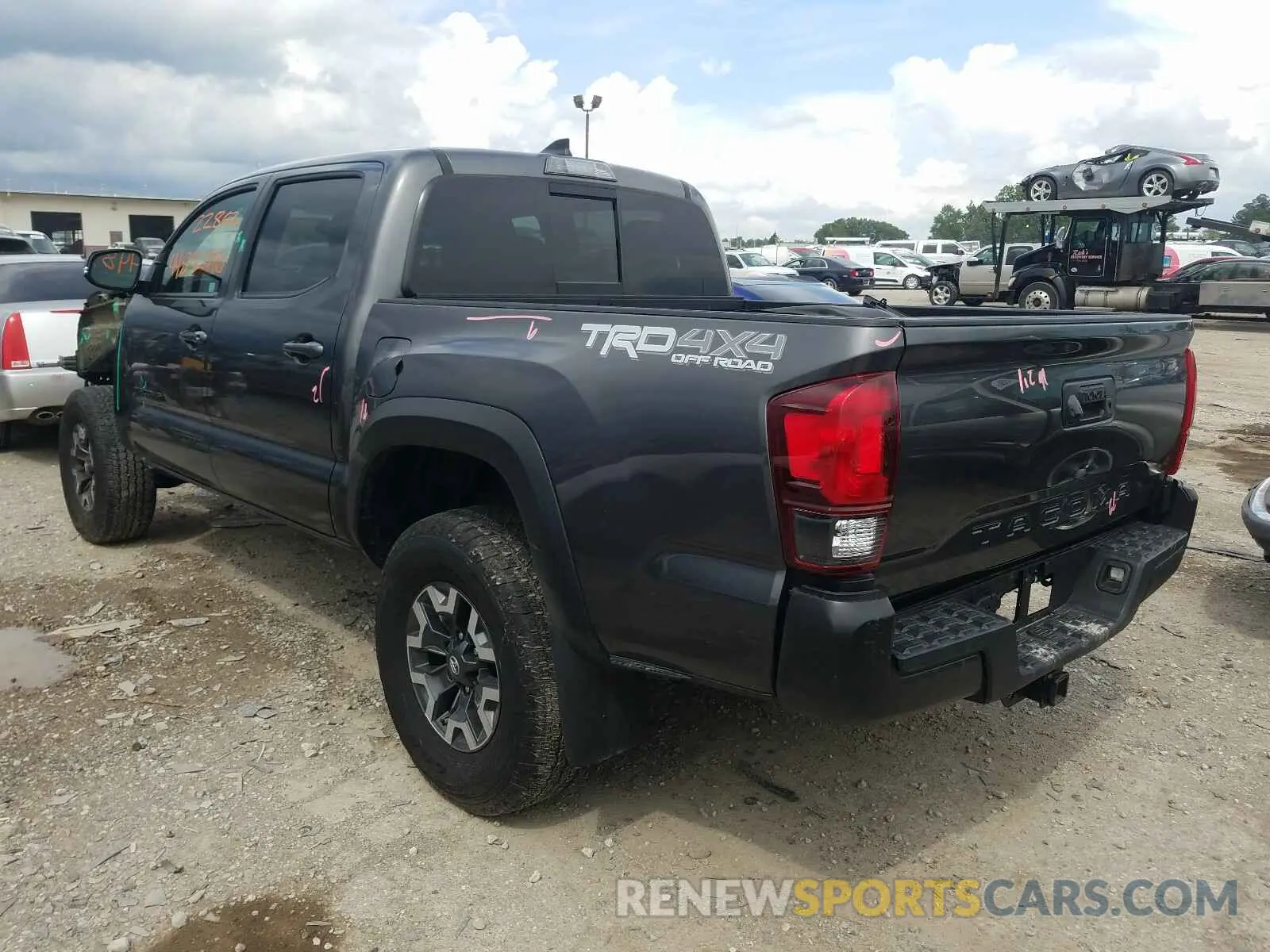 3 Photograph of a damaged car 3TMCZ5ANXKM244247 TOYOTA TACOMA 2019