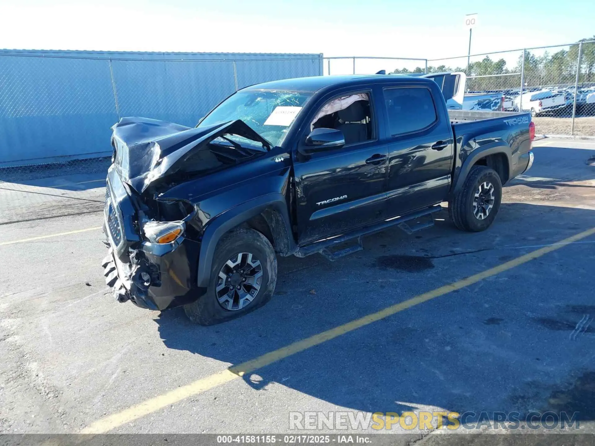 2 Photograph of a damaged car 3TMCZ5ANXKM267043 TOYOTA TACOMA 2019