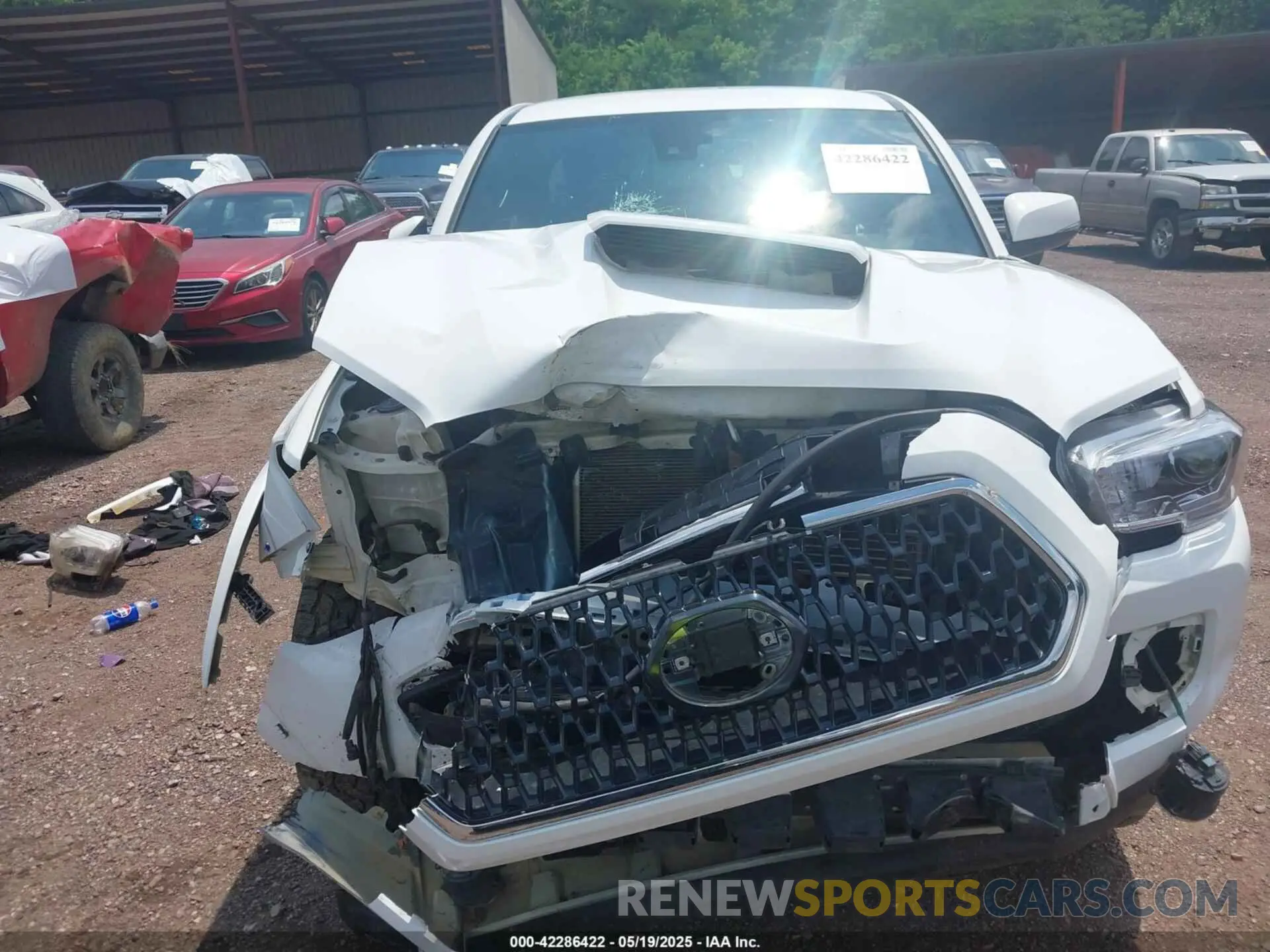 6 Photograph of a damaged car 3TMCZ5ANXKM272694 TOYOTA TACOMA 2019