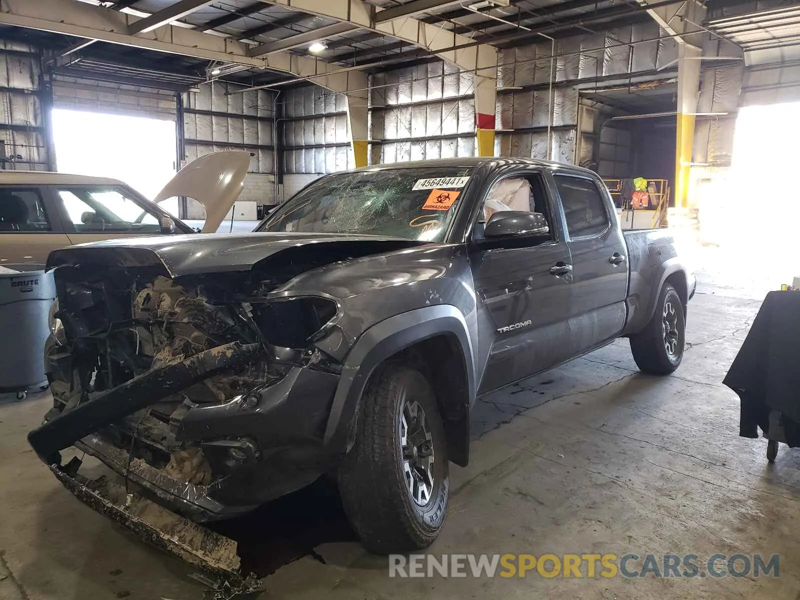 2 Photograph of a damaged car 3TMDZ5BN1KM077523 TOYOTA TACOMA 2019