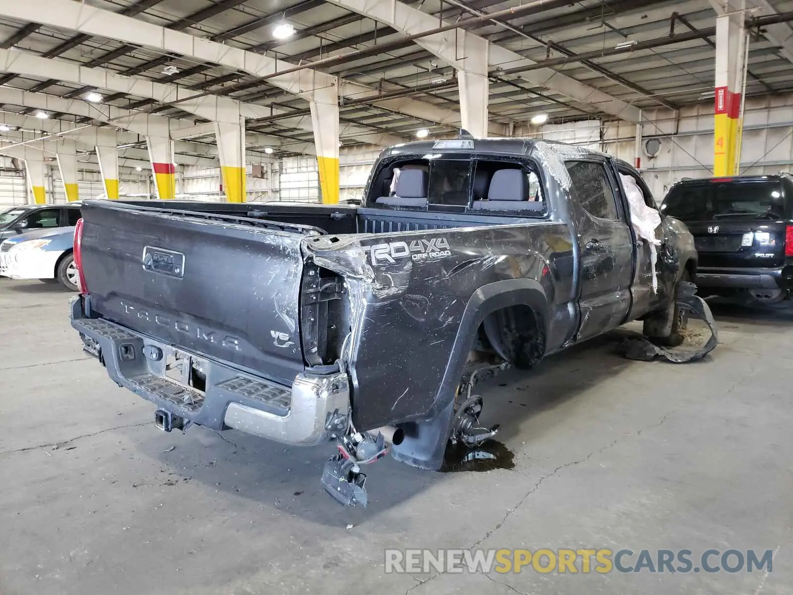4 Photograph of a damaged car 3TMDZ5BN1KM077523 TOYOTA TACOMA 2019