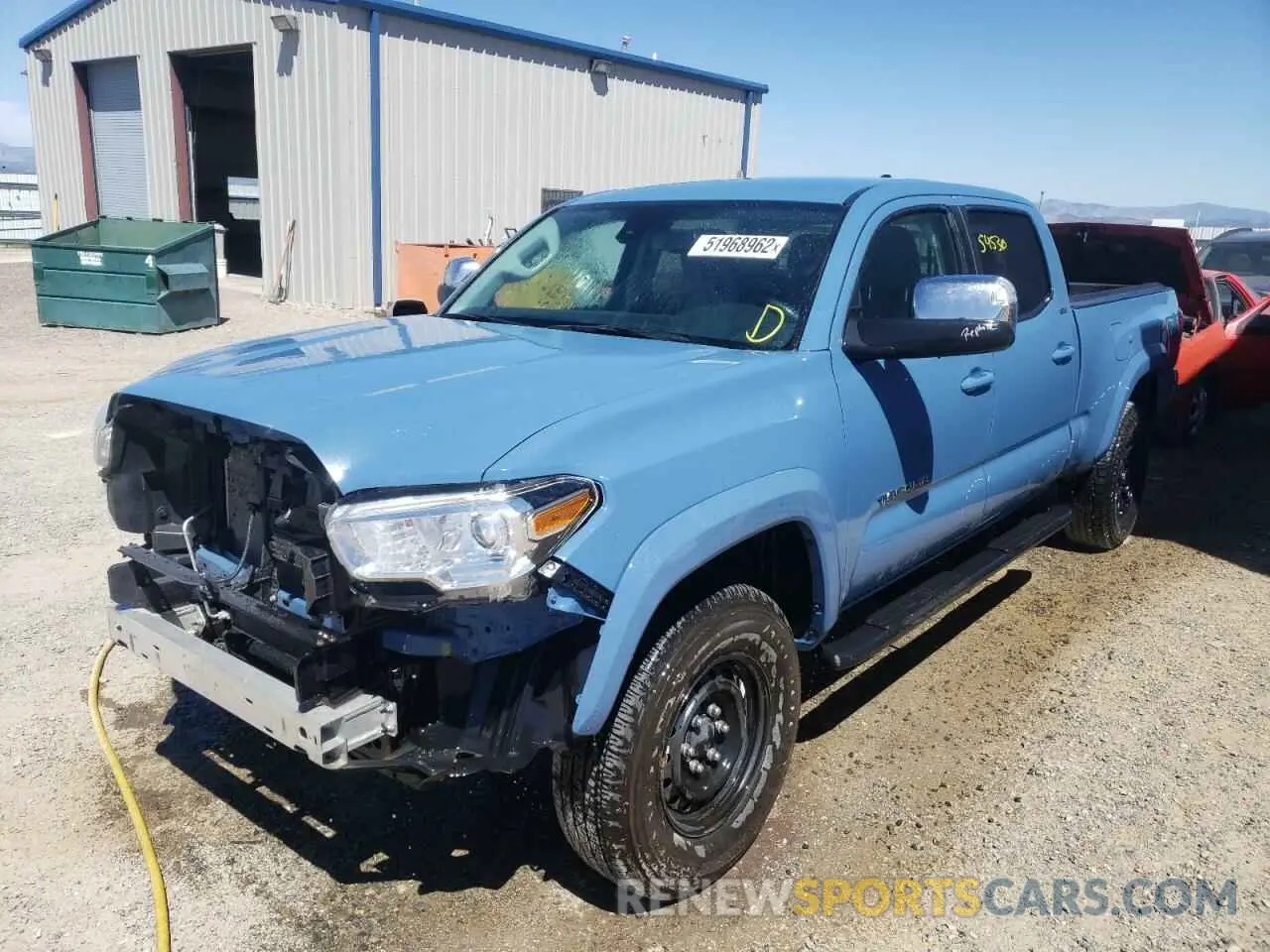 2 Photograph of a damaged car 3TMDZ5BN5KM059087 TOYOTA TACOMA 2019