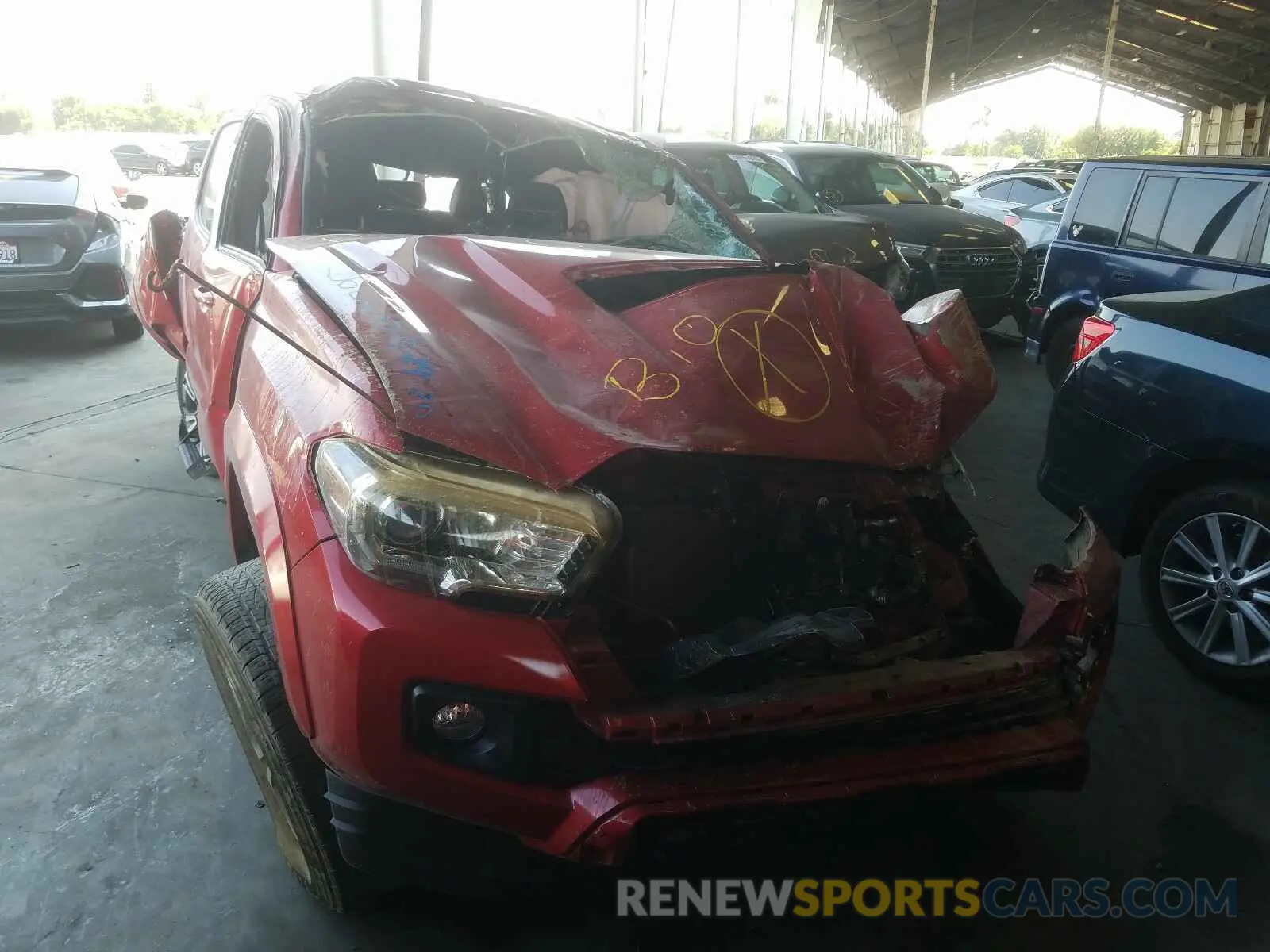 9 Photograph of a damaged car 3TMDZ5BN7KM062928 TOYOTA TACOMA 2019