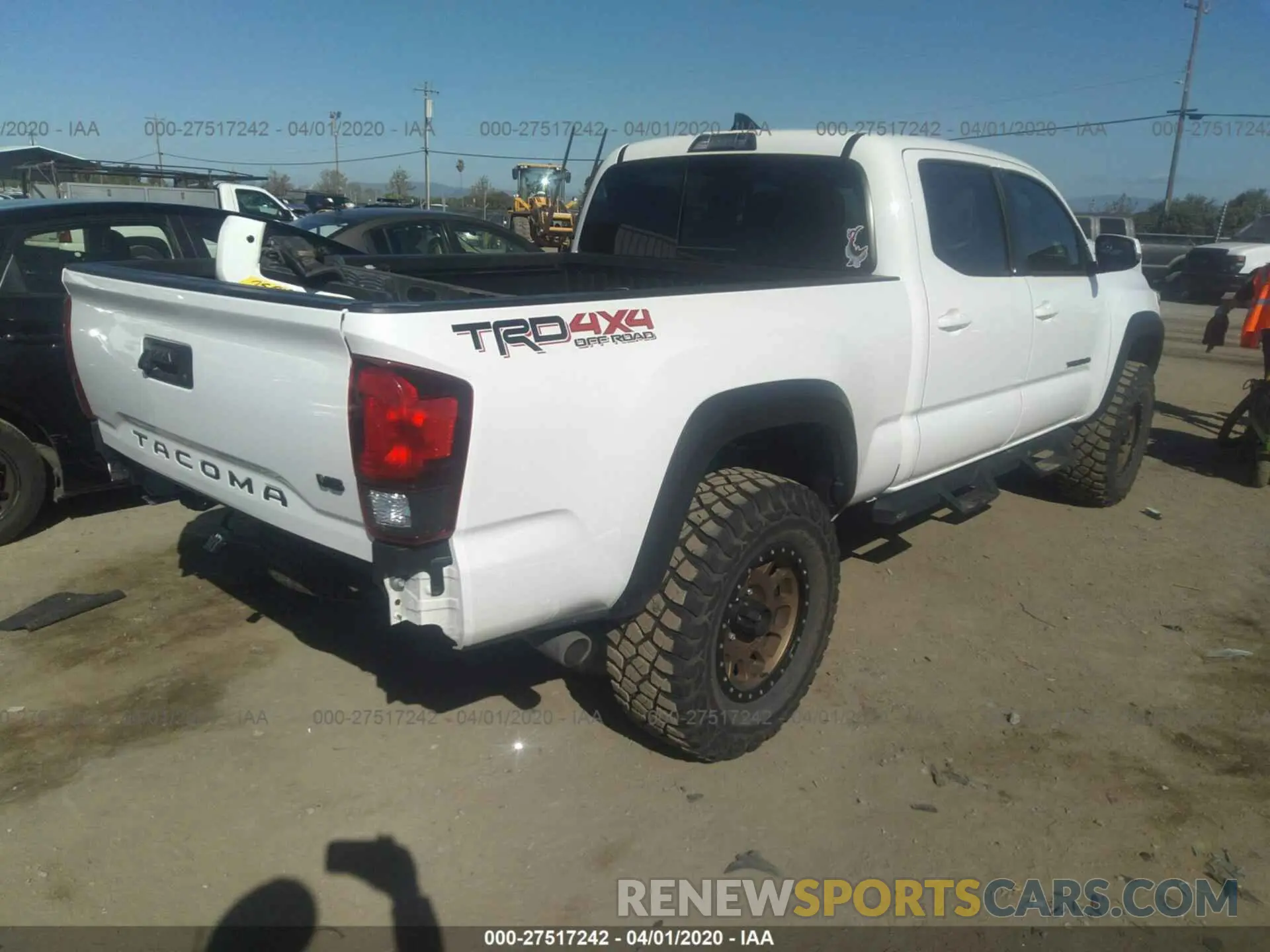 4 Photograph of a damaged car 3TMDZ5BNXKM070649 TOYOTA TACOMA 2019