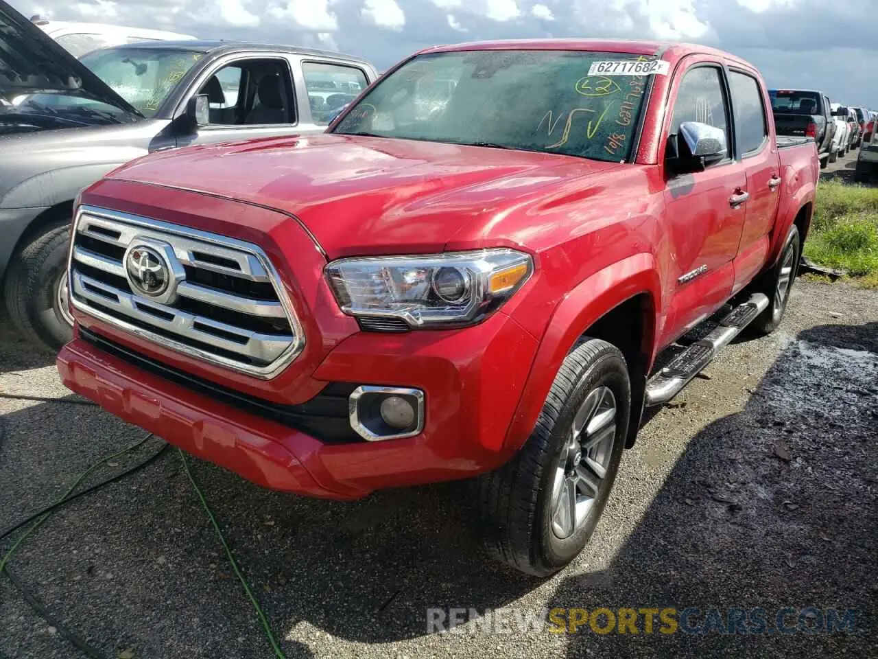 2 Photograph of a damaged car 3TMGZ5AN4KM265161 TOYOTA TACOMA 2019