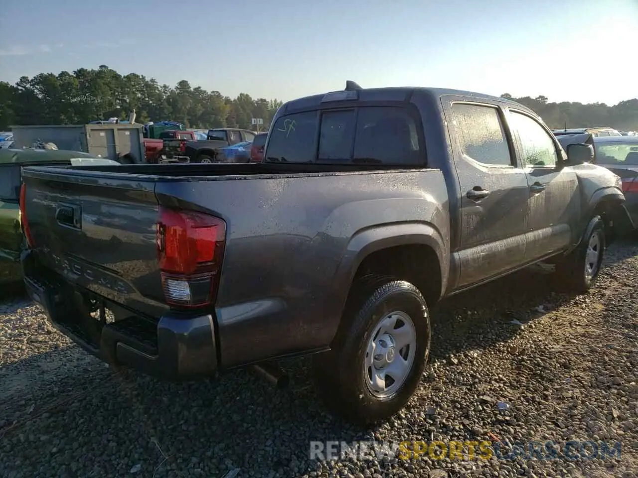 4 Photograph of a damaged car 5TFAX5GN0KX156256 TOYOTA TACOMA 2019