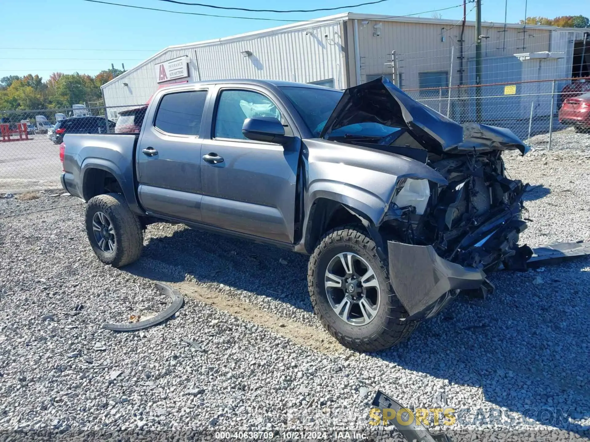 1 Photograph of a damaged car 5TFAX5GN2KX155965 TOYOTA TACOMA 2019