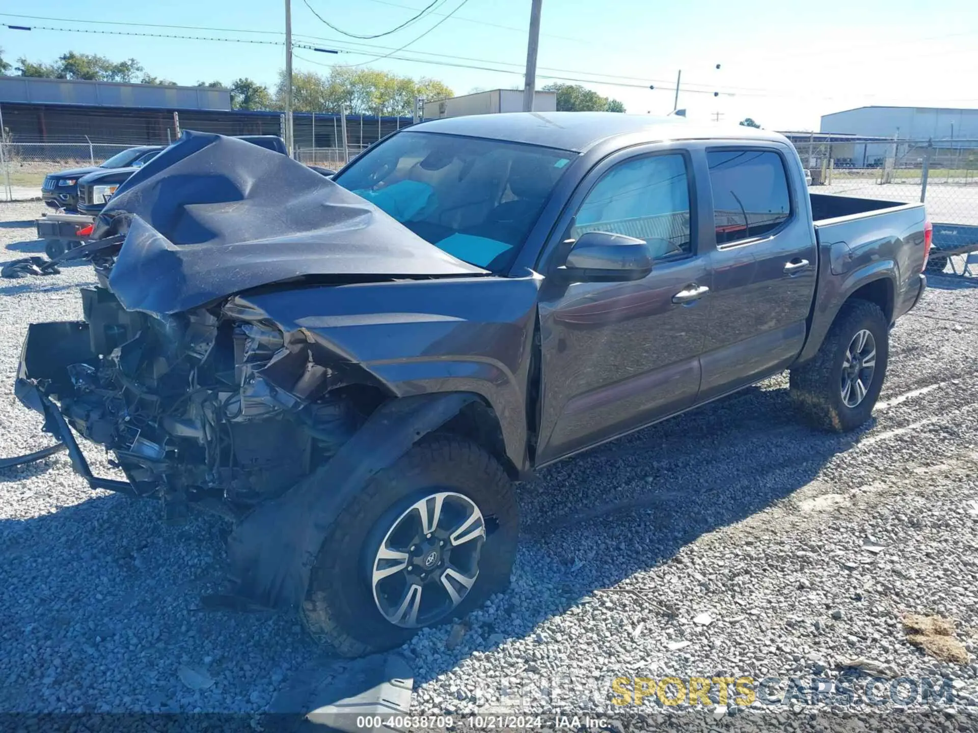 2 Photograph of a damaged car 5TFAX5GN2KX155965 TOYOTA TACOMA 2019