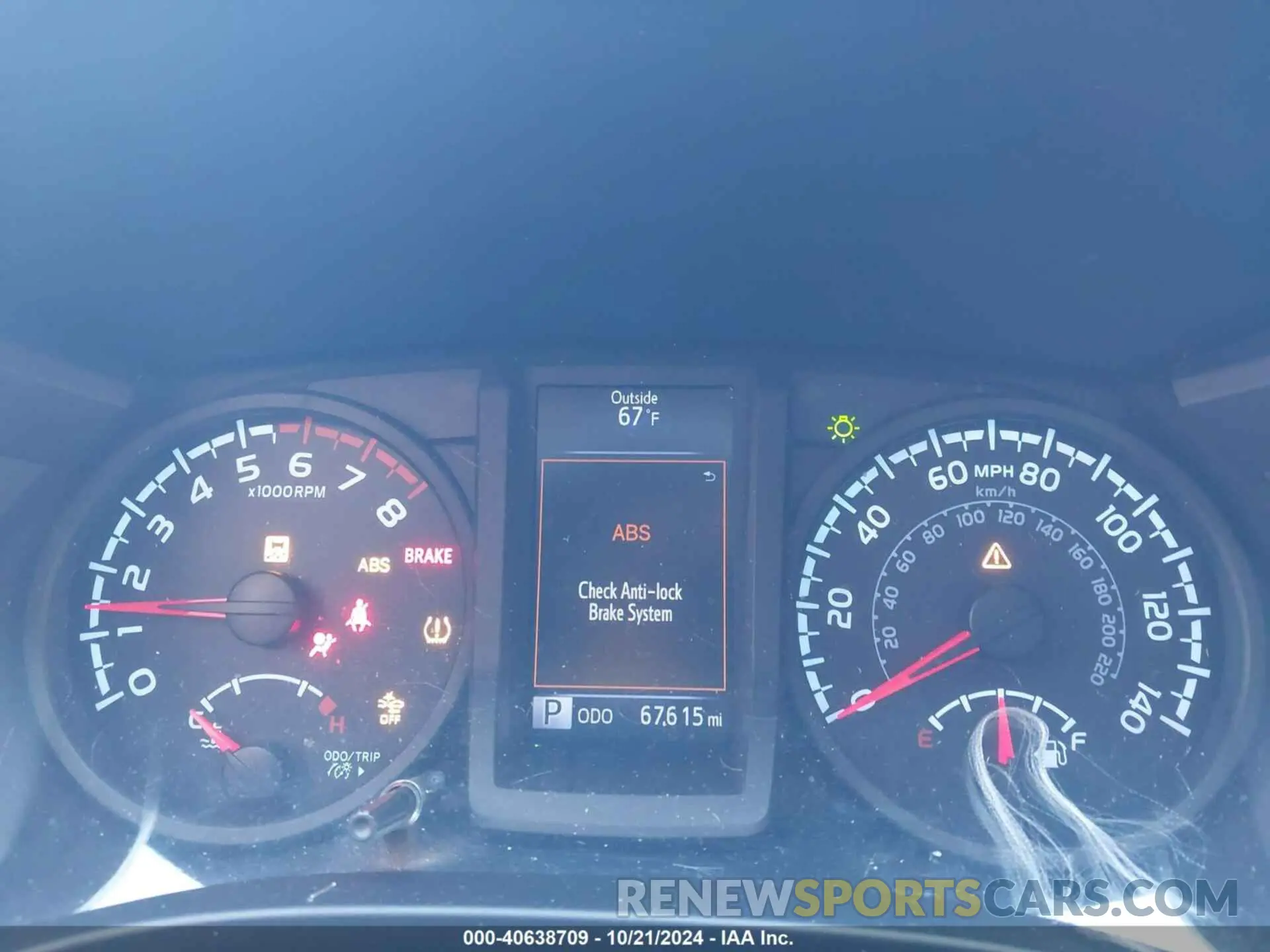 7 Photograph of a damaged car 5TFAX5GN2KX155965 TOYOTA TACOMA 2019