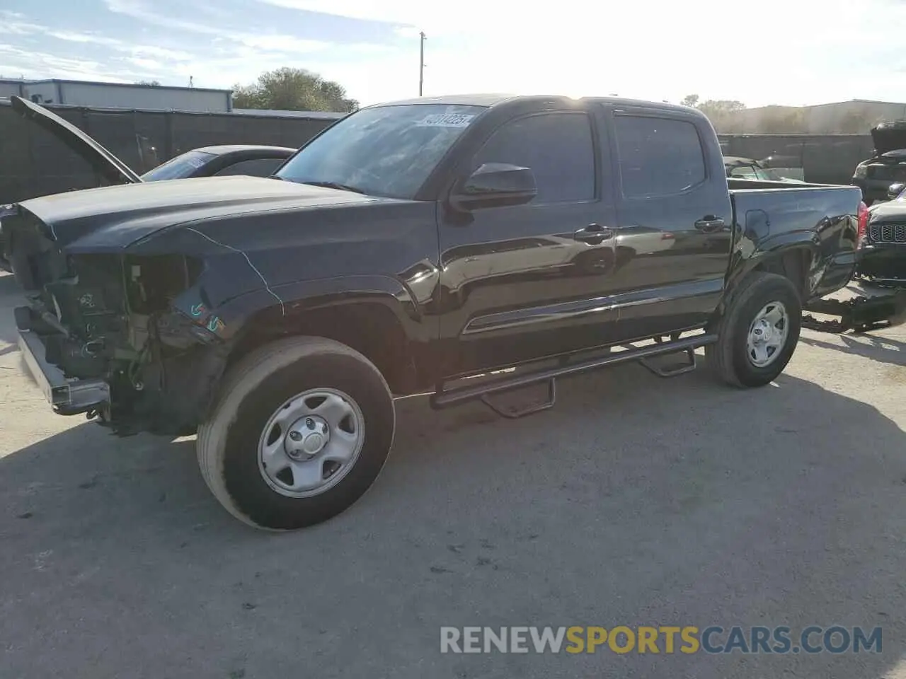 1 Photograph of a damaged car 5TFAX5GN2KX156355 TOYOTA TACOMA 2019