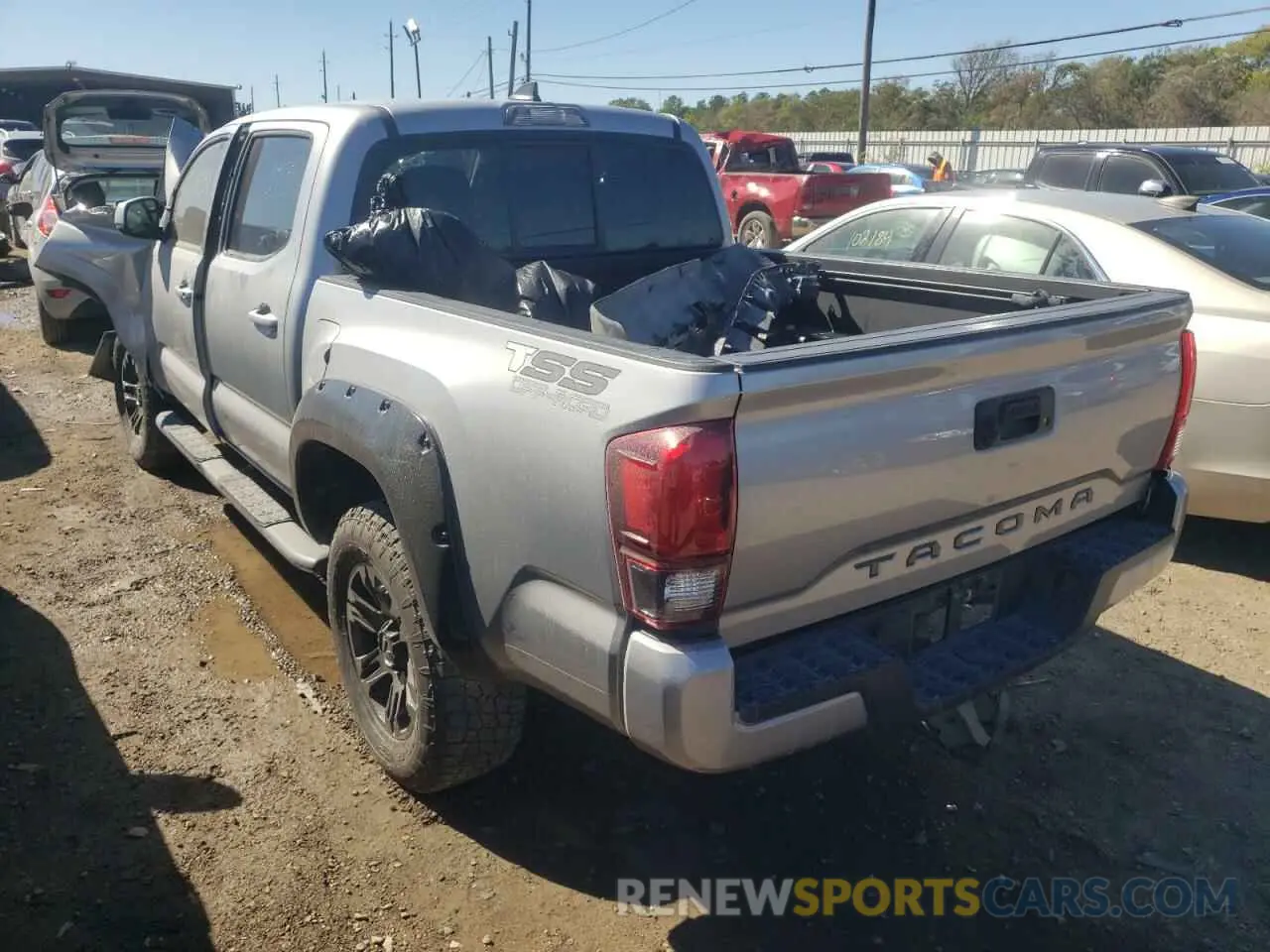3 Photograph of a damaged car 5TFAX5GN3KX132730 TOYOTA TACOMA 2019