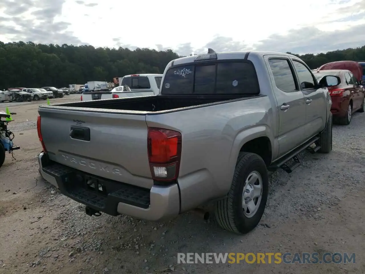 4 Photograph of a damaged car 5TFAX5GN3KX164951 TOYOTA TACOMA 2019