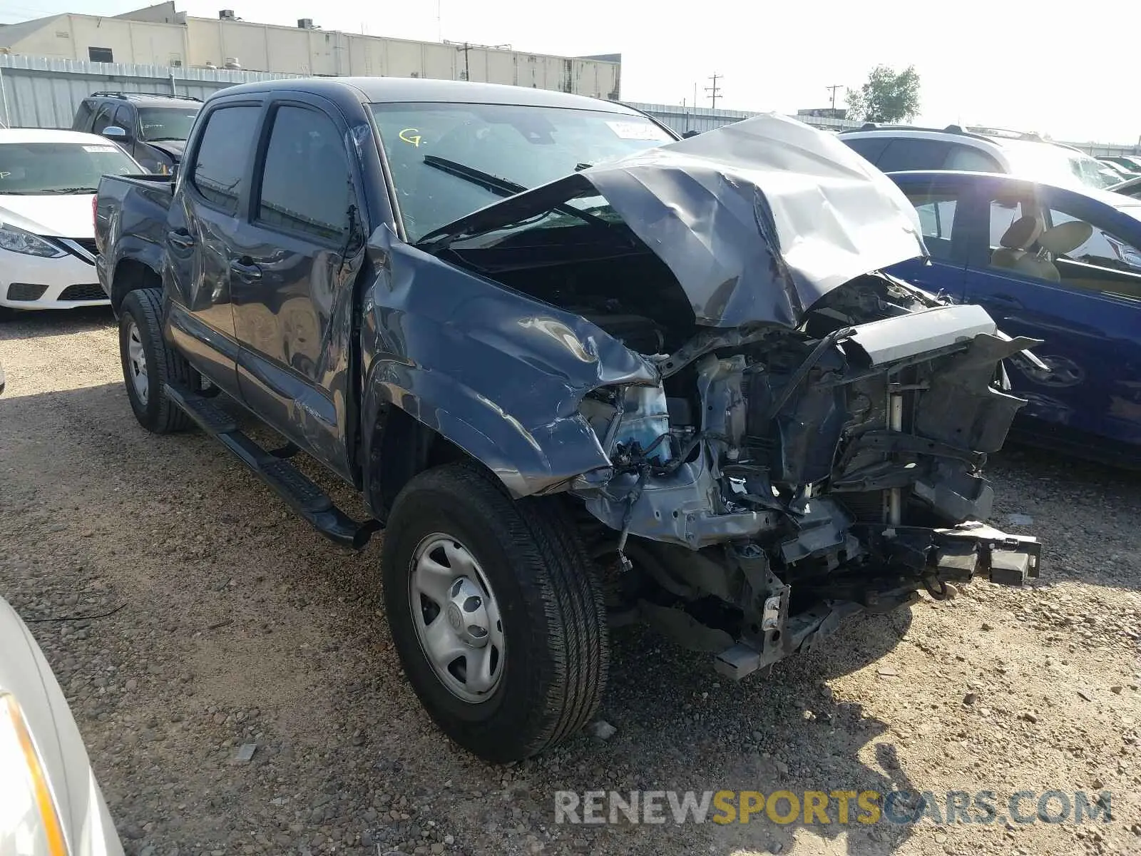 1 Photograph of a damaged car 5TFAX5GN4KX135250 TOYOTA TACOMA 2019