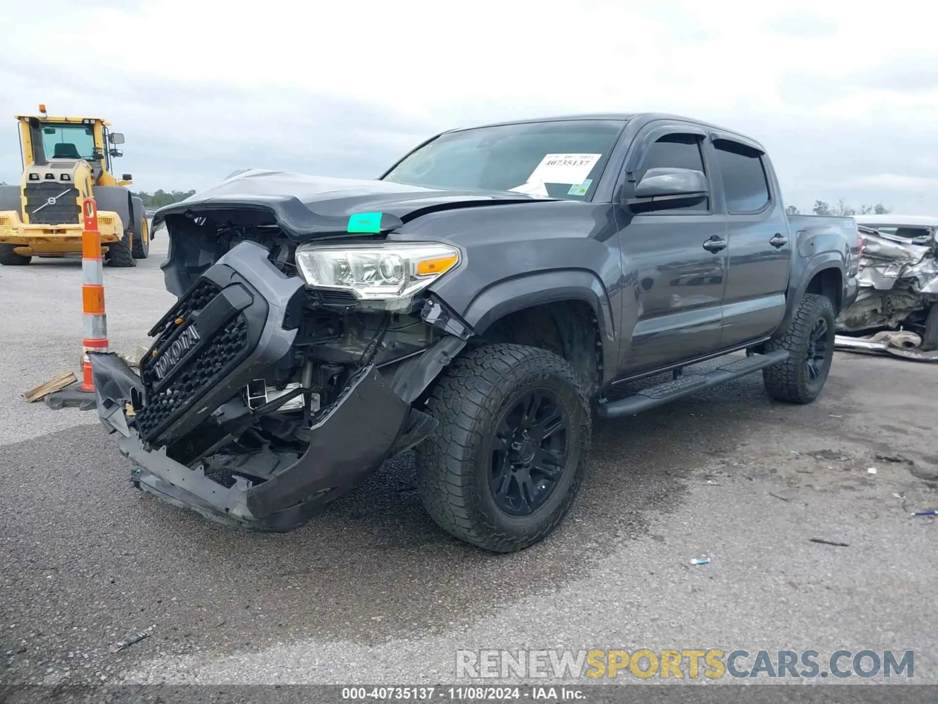 2 Photograph of a damaged car 5TFAX5GN5KX152090 TOYOTA TACOMA 2019