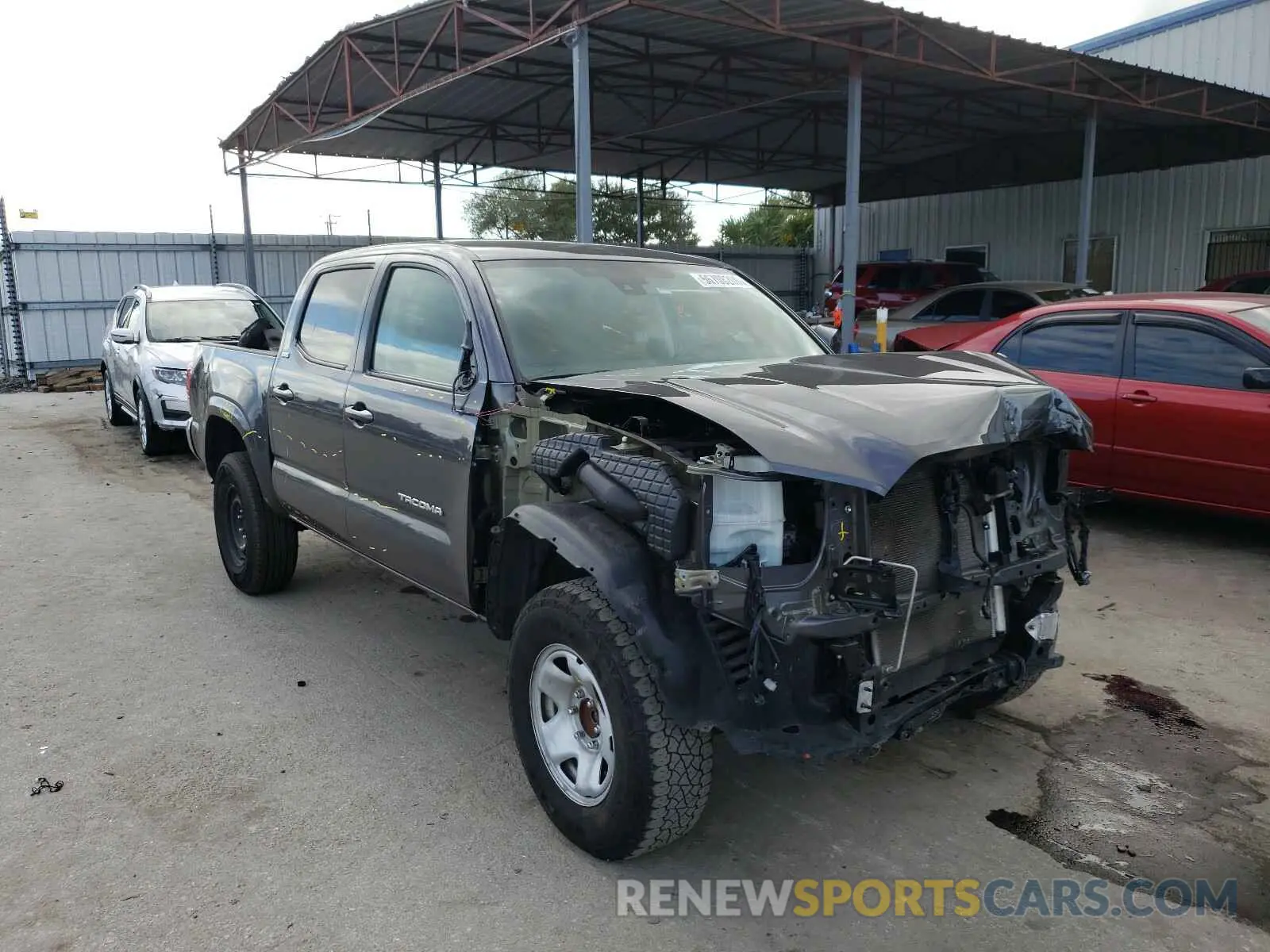 1 Photograph of a damaged car 5TFAX5GN6KX139333 TOYOTA TACOMA 2019