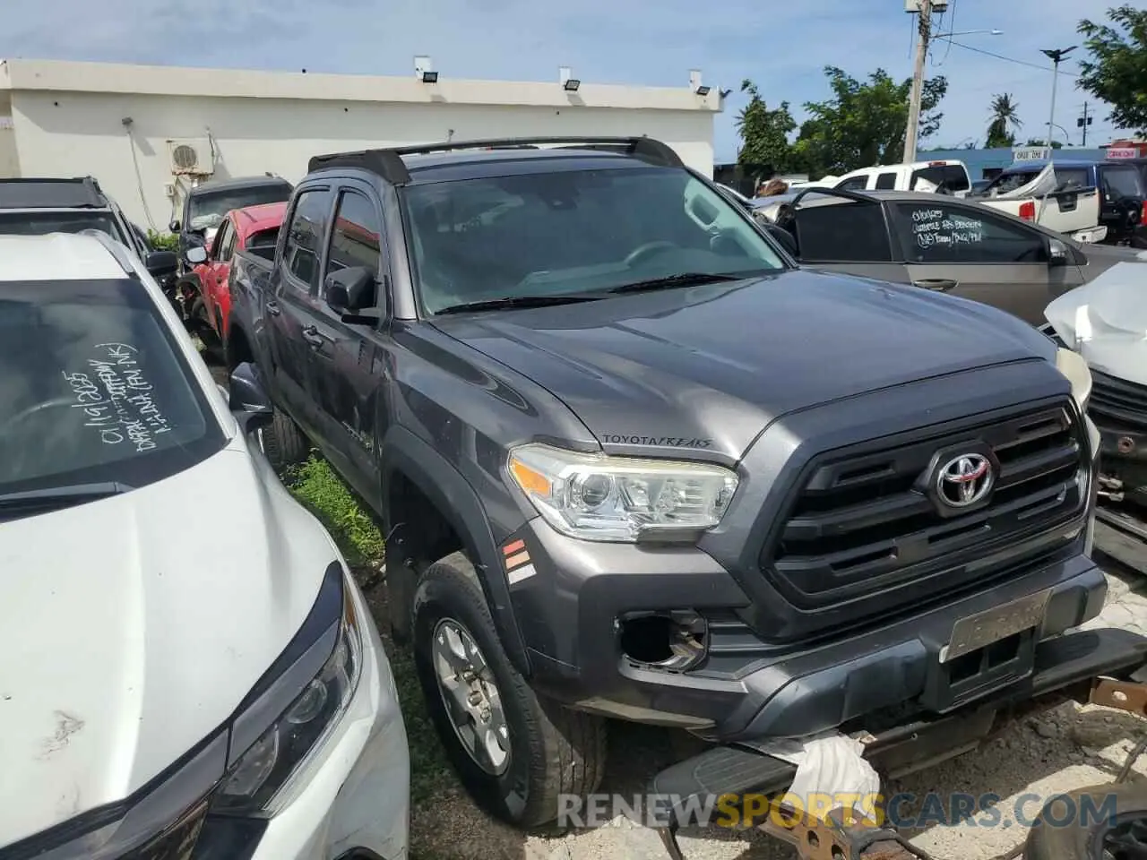 4 Photograph of a damaged car 5TFAX5GN7KX145724 TOYOTA TACOMA 2019