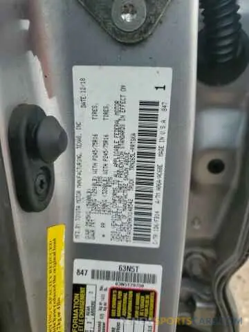 12 Фотография поврежденного автомобиля 5TFAX5GN9KX140542 TOYOTA TACOMA 2019