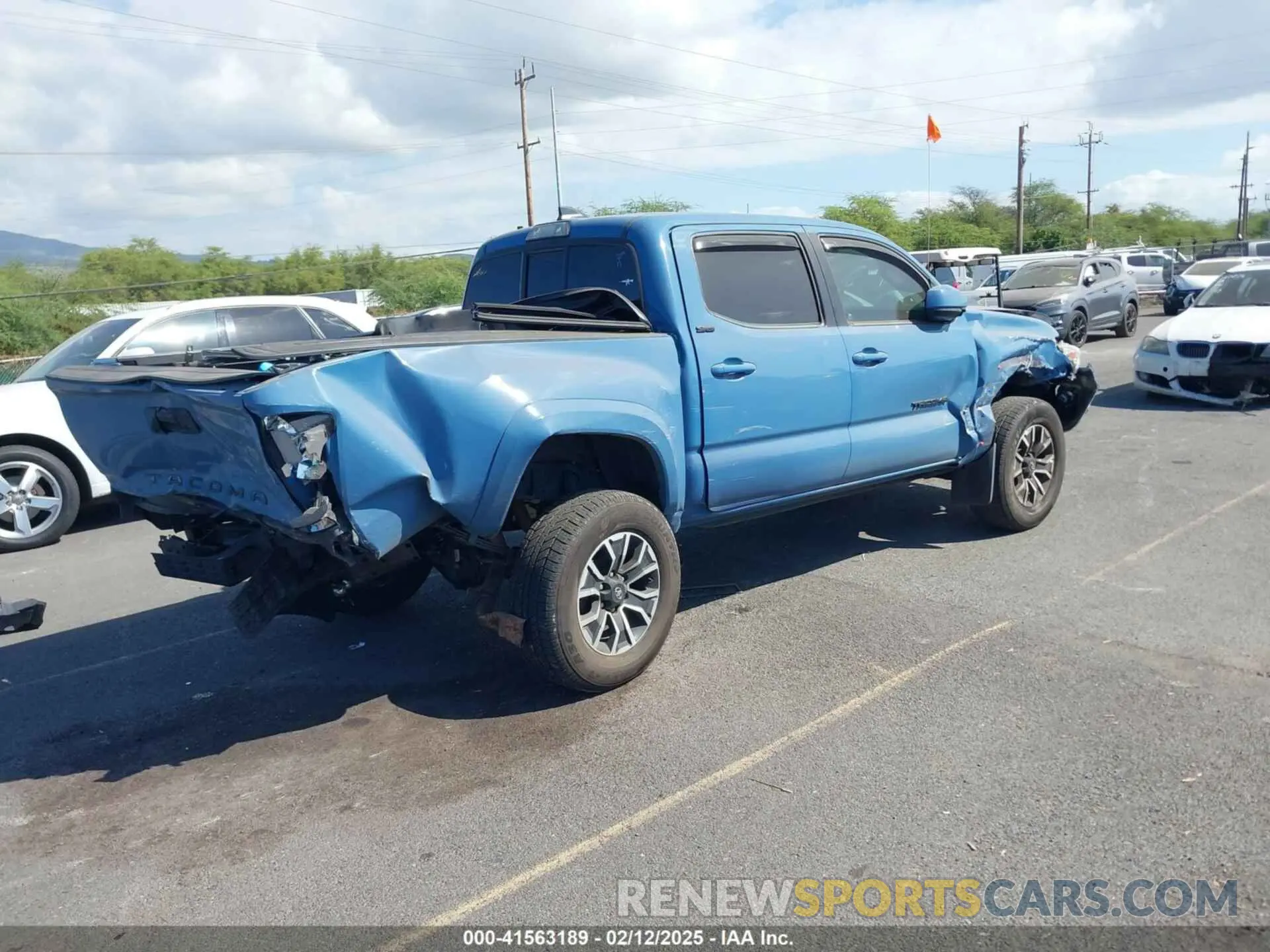 4 Фотография поврежденного автомобиля 5TFAX5GN9KX150536 TOYOTA TACOMA 2019