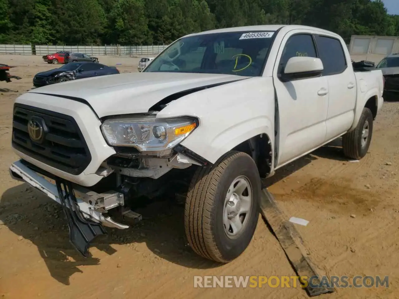 2 Фотография поврежденного автомобиля 5TFAX5GNXKX158760 TOYOTA TACOMA 2019