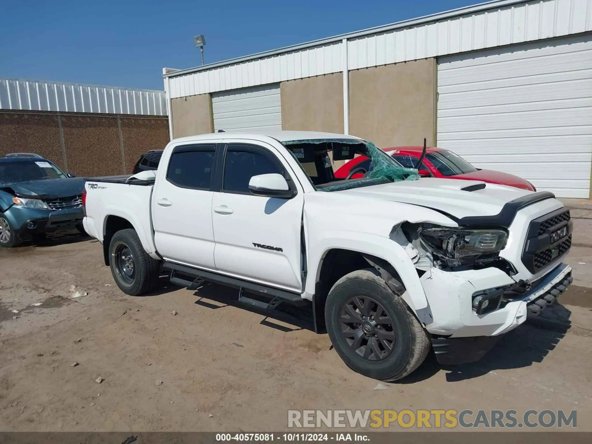 1 Photograph of a damaged car 5TFAZ5CN1KX071717 TOYOTA TACOMA 2019