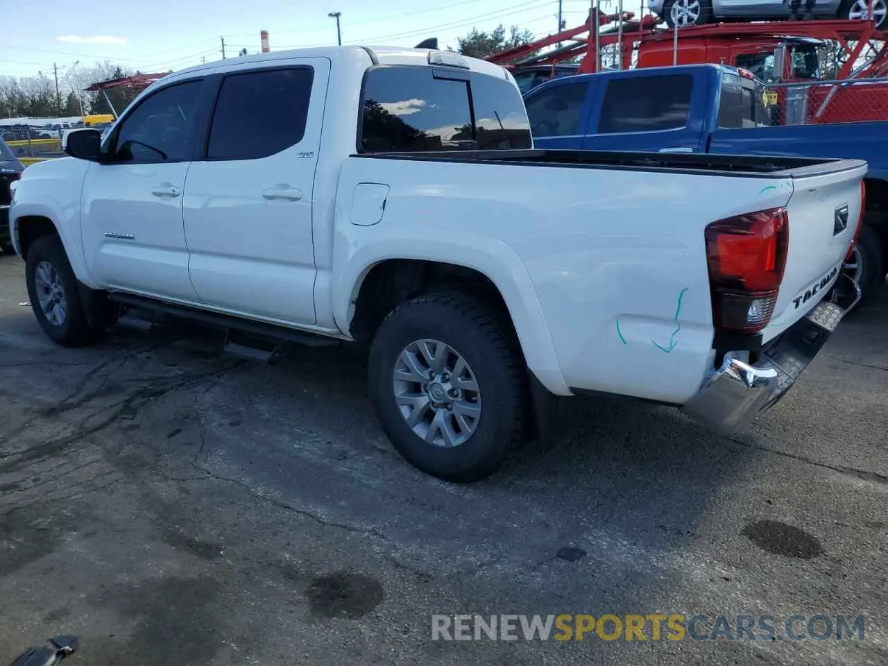 2 Photograph of a damaged car 5TFAZ5CN1KX086878 TOYOTA TACOMA 2019