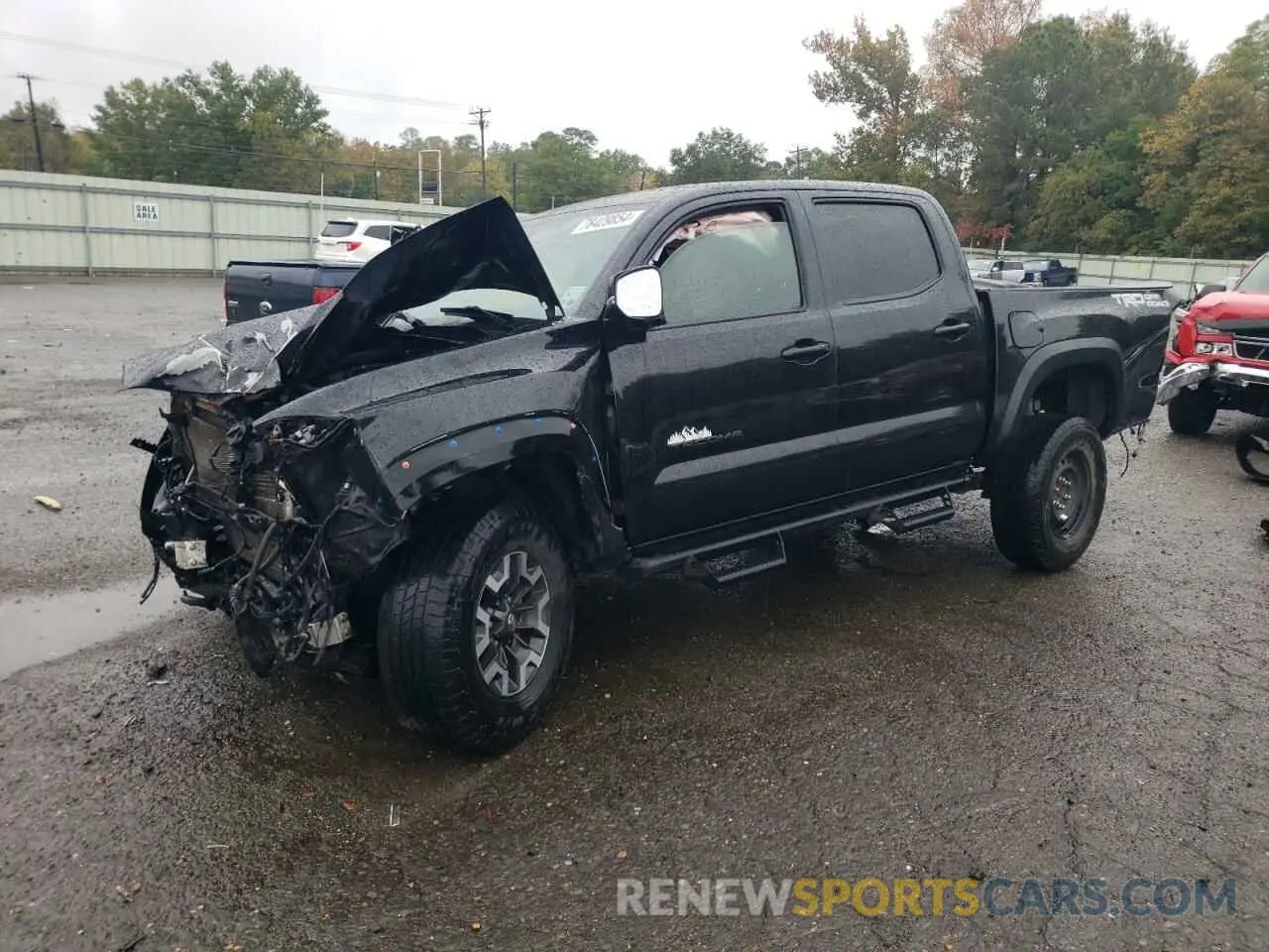 1 Photograph of a damaged car 5TFAZ5CN2KX077915 TOYOTA TACOMA 2019