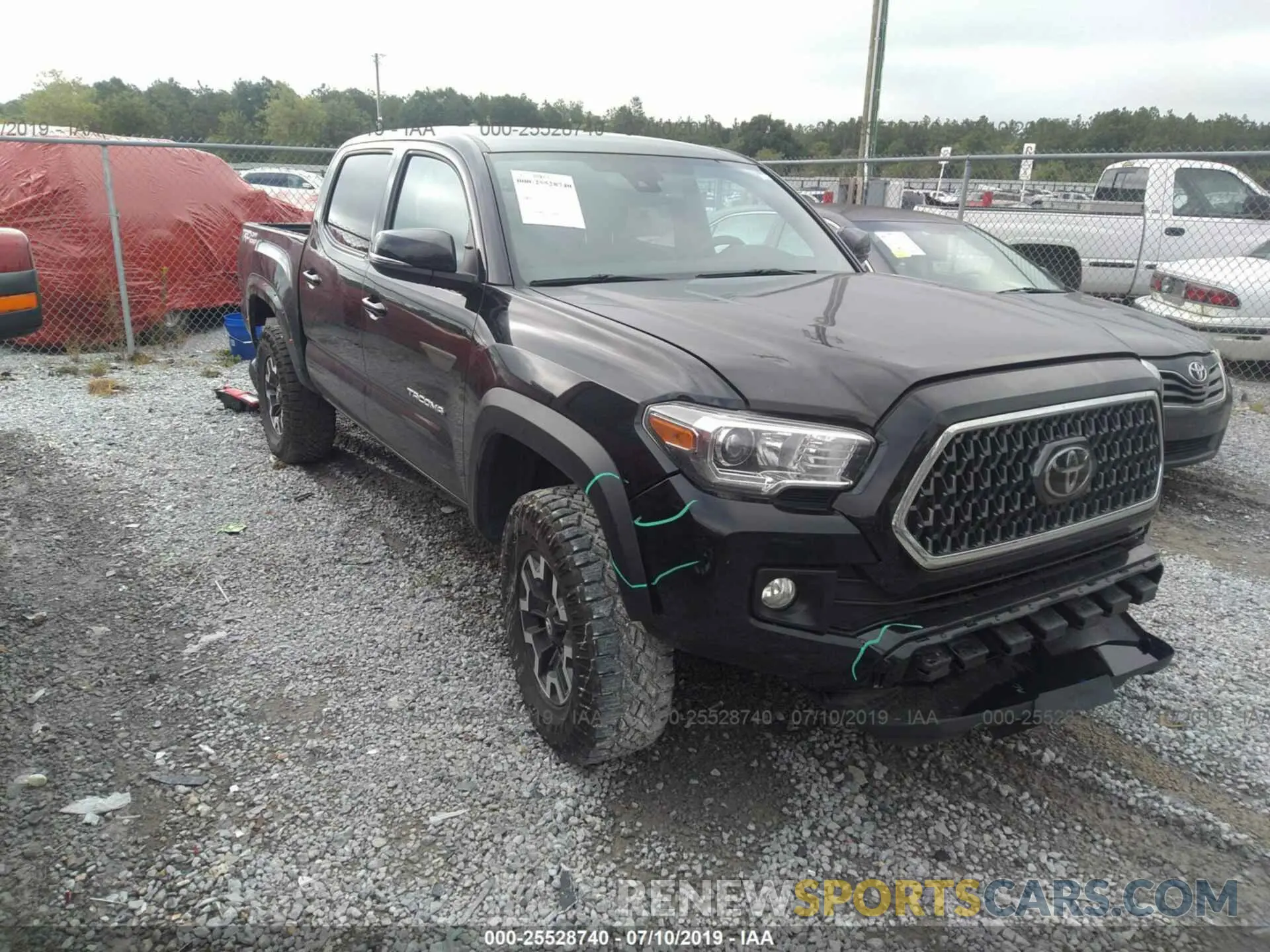 1 Photograph of a damaged car 5TFAZ5CN2KX078157 TOYOTA TACOMA 2019