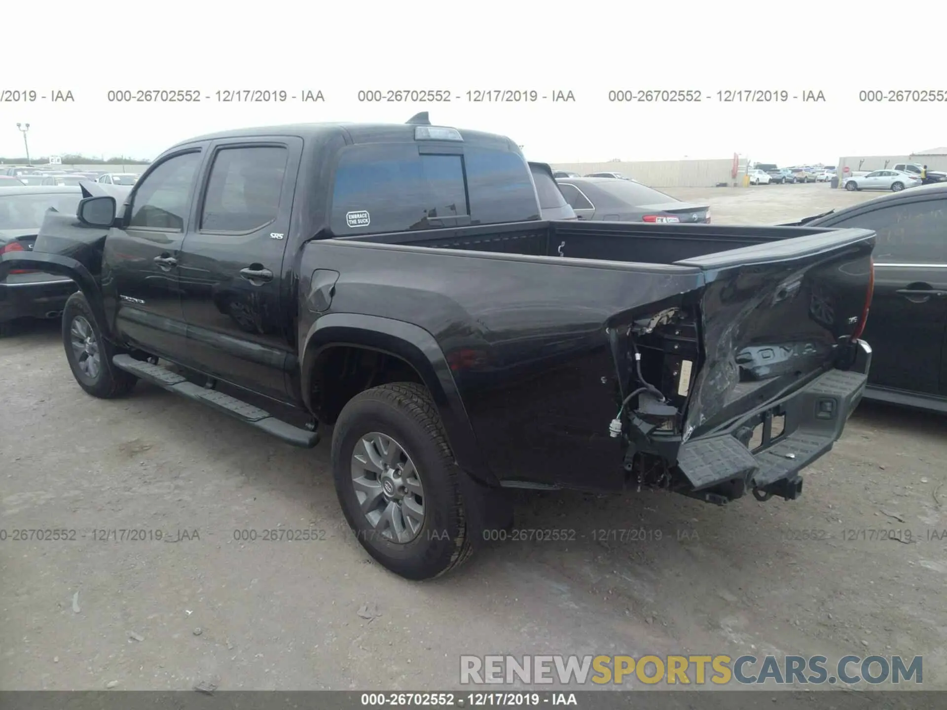 3 Photograph of a damaged car 5TFAZ5CN9KX082691 TOYOTA TACOMA 2019