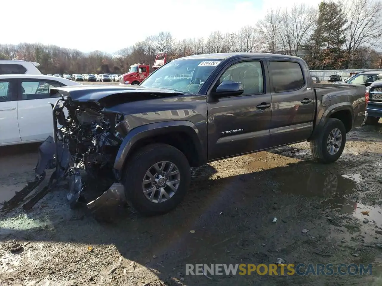 1 Photograph of a damaged car 5TFCZ5AN0KX183176 TOYOTA TACOMA 2019