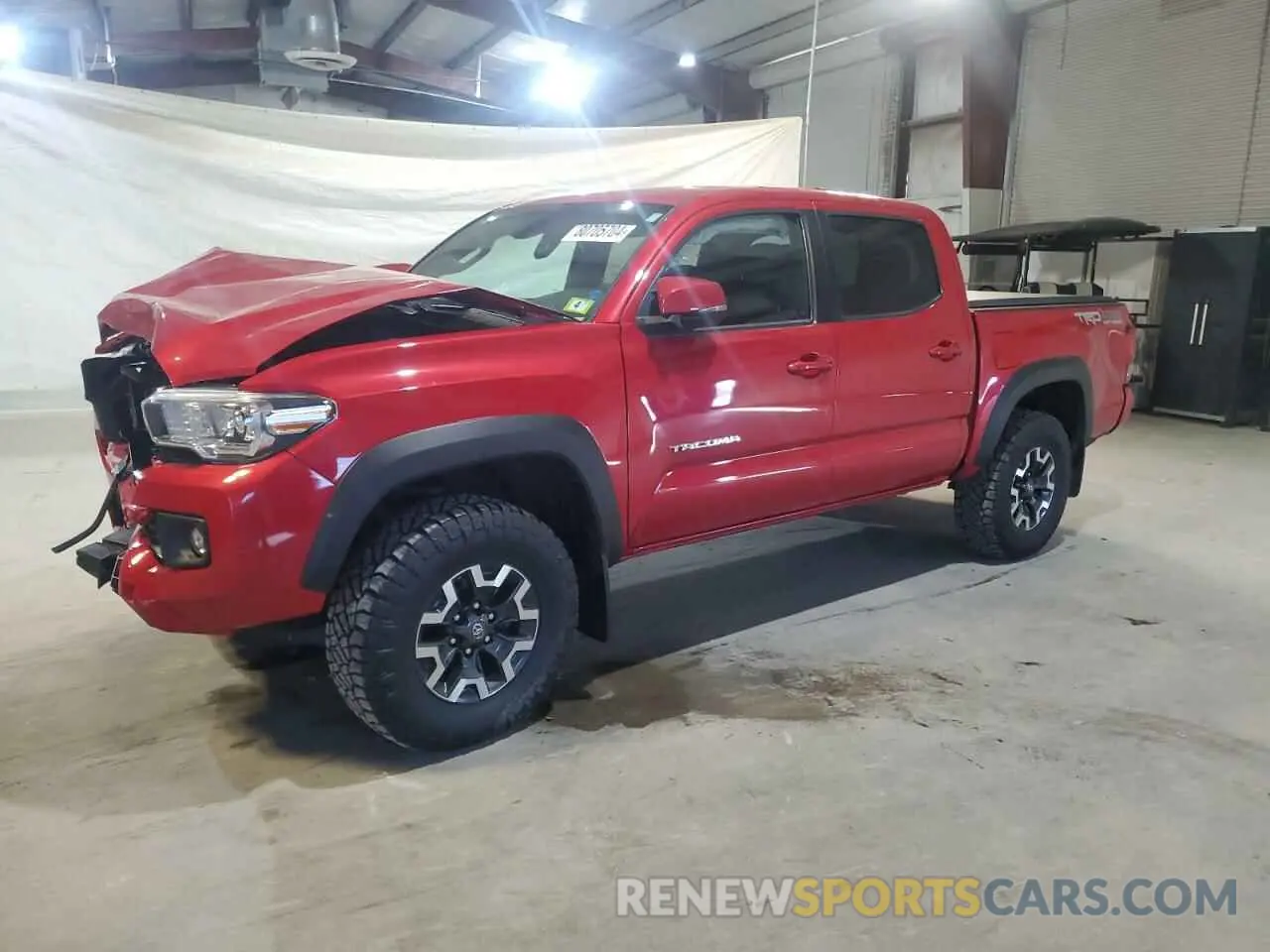 1 Photograph of a damaged car 5TFCZ5AN0KX199247 TOYOTA TACOMA 2019