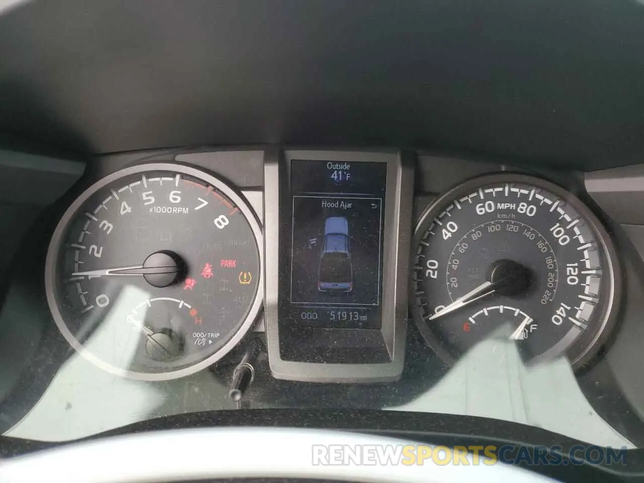 9 Фотография поврежденного автомобиля 5TFCZ5AN1KX203127 TOYOTA TACOMA 2019