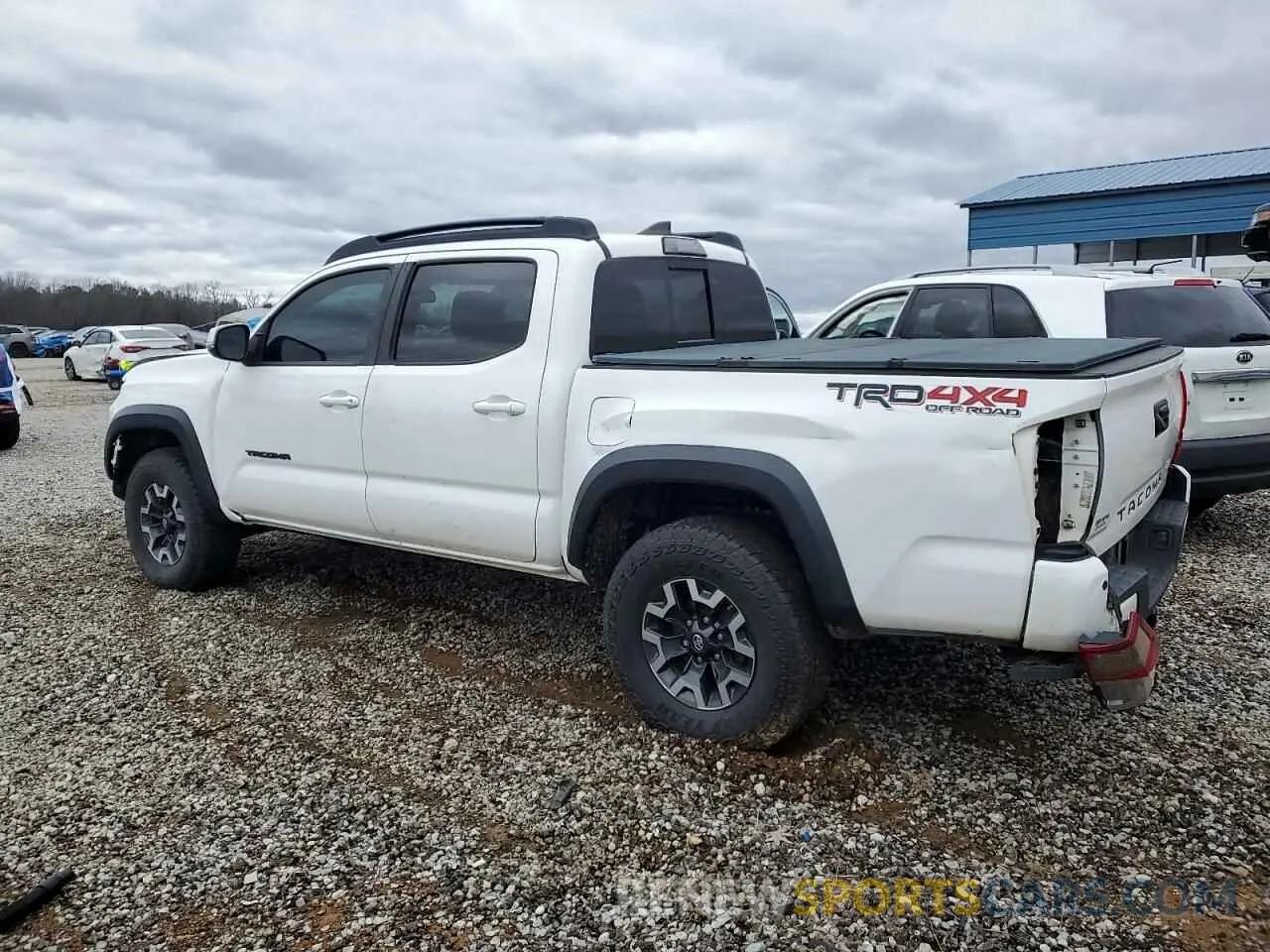 2 Photograph of a damaged car 5TFCZ5AN6KX201728 TOYOTA TACOMA 2019