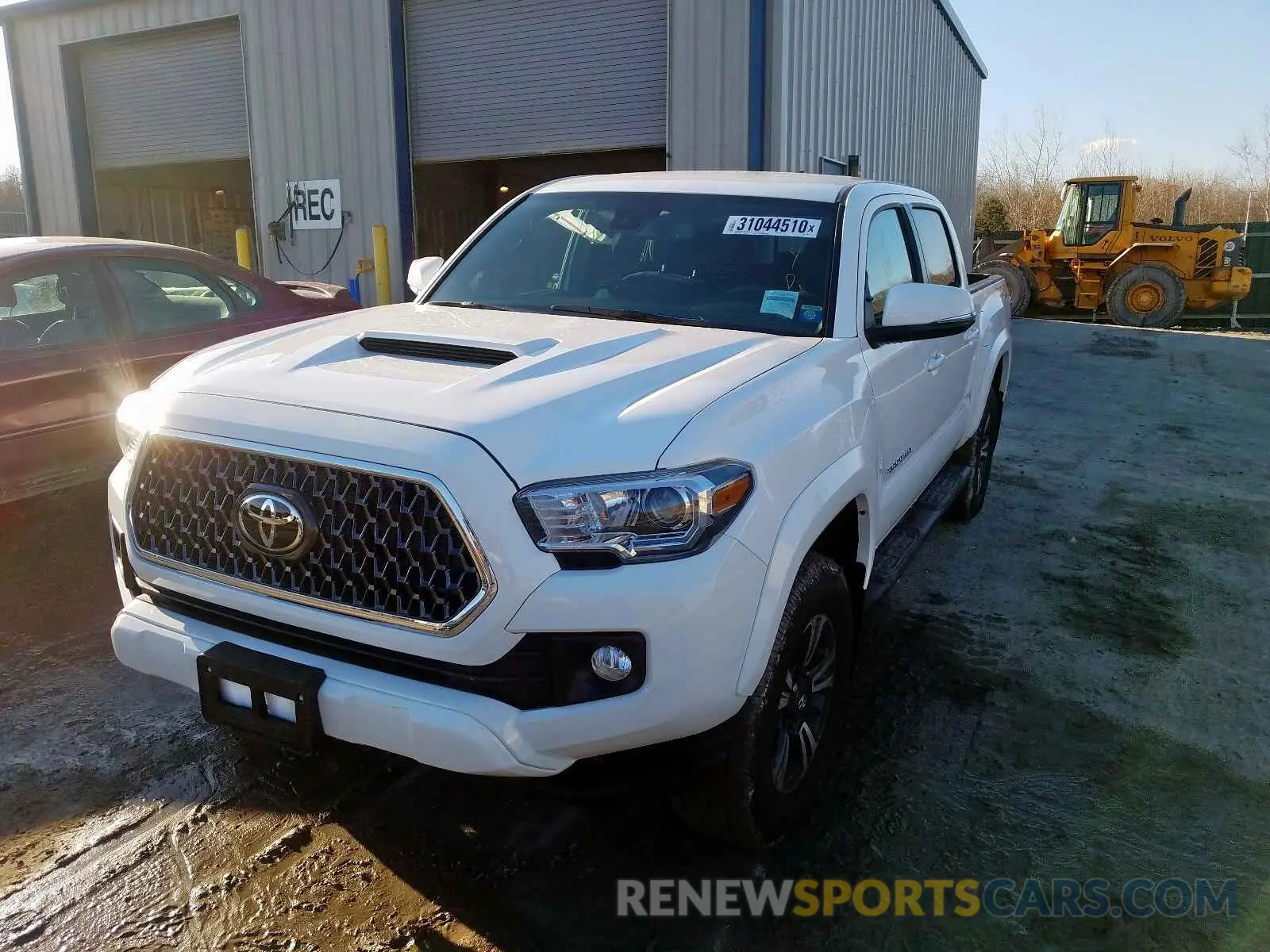 2 Photograph of a damaged car 5TFCZ5AN8KX191171 TOYOTA TACOMA 2019