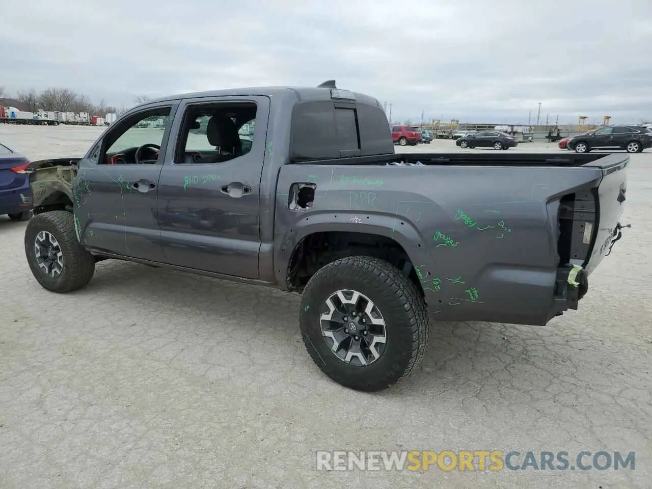 2 Фотография поврежденного автомобиля 5TFCZ5ANXKX181810 TOYOTA TACOMA 2019