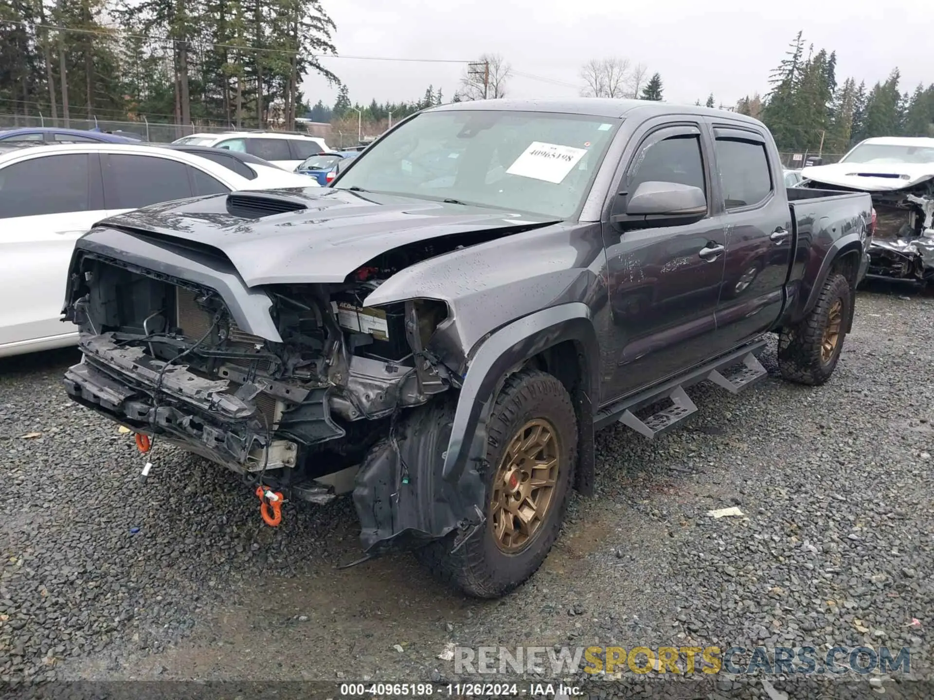 2 Photograph of a damaged car 5TFDZ5BN8KX044657 TOYOTA TACOMA 2019