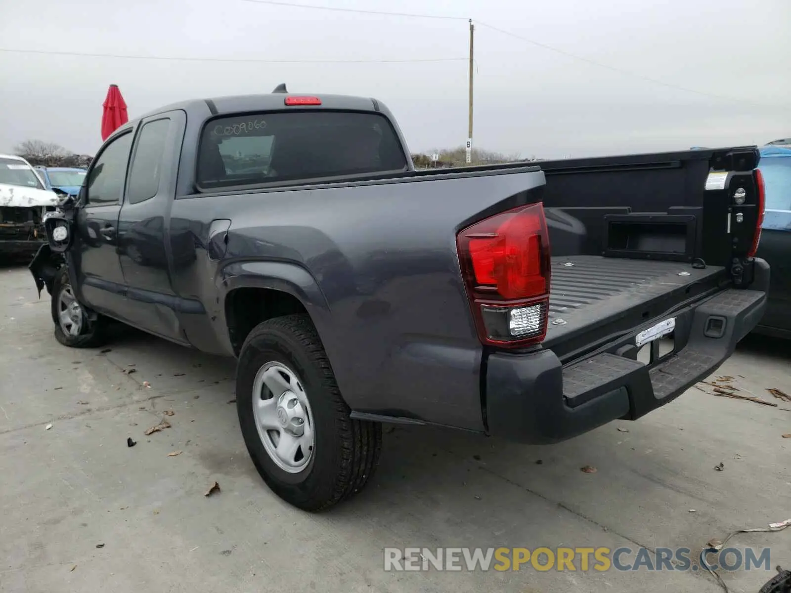 3 Photograph of a damaged car 5TFRX5GN3KX143178 TOYOTA TACOMA 2019