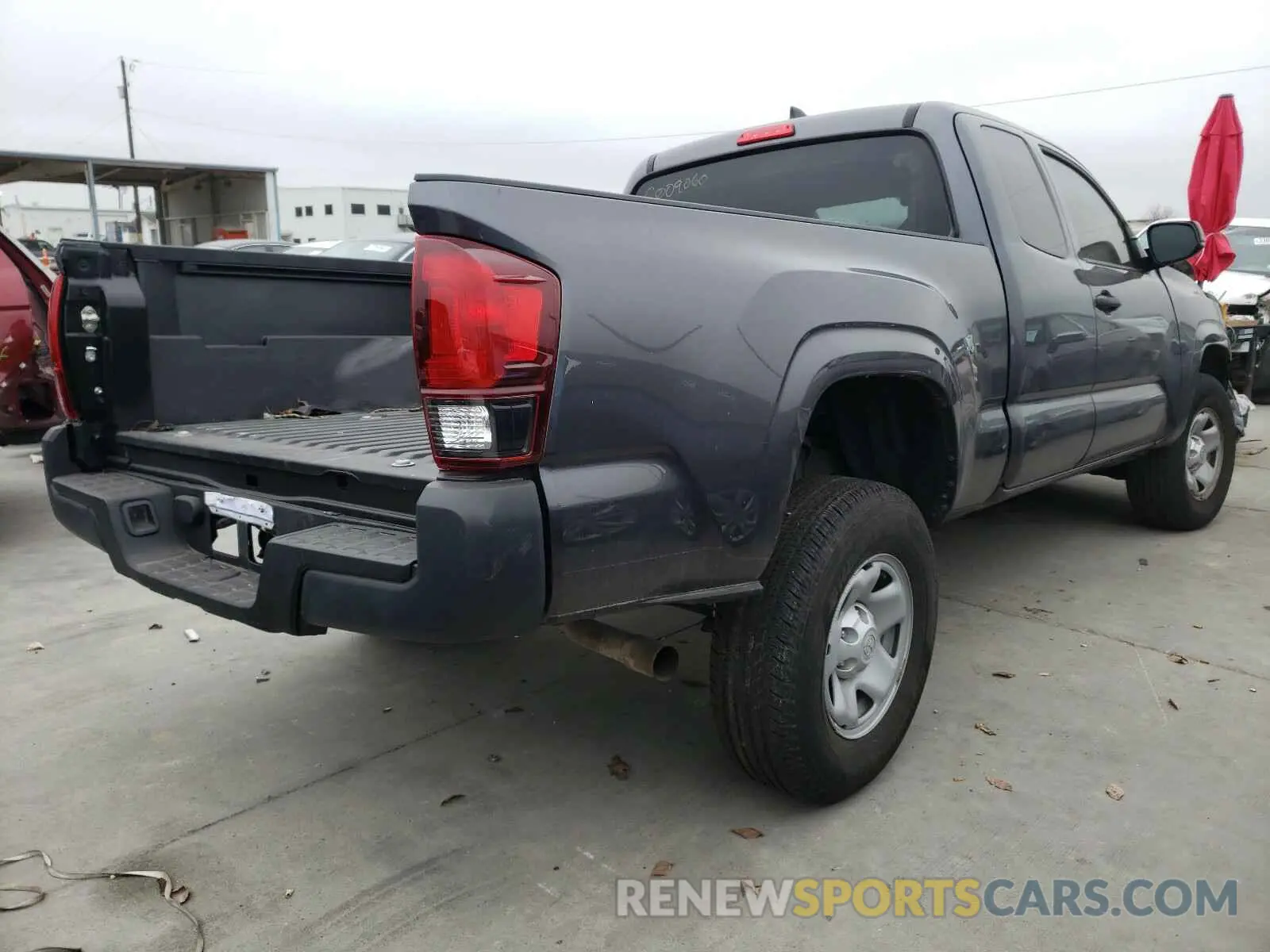 4 Photograph of a damaged car 5TFRX5GN3KX143178 TOYOTA TACOMA 2019