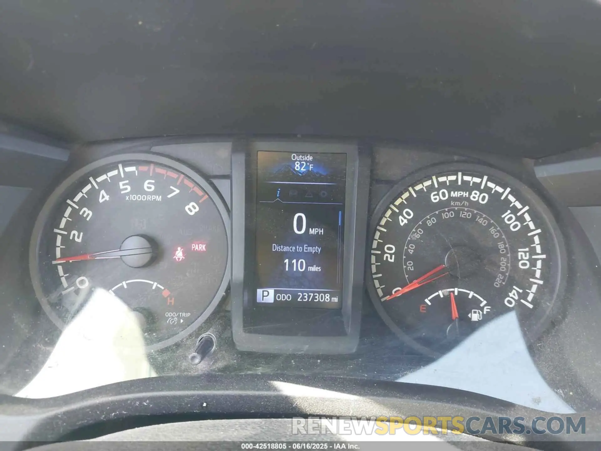 7 Photograph of a damaged car 5TFRX5GN5KX149810 TOYOTA TACOMA 2019