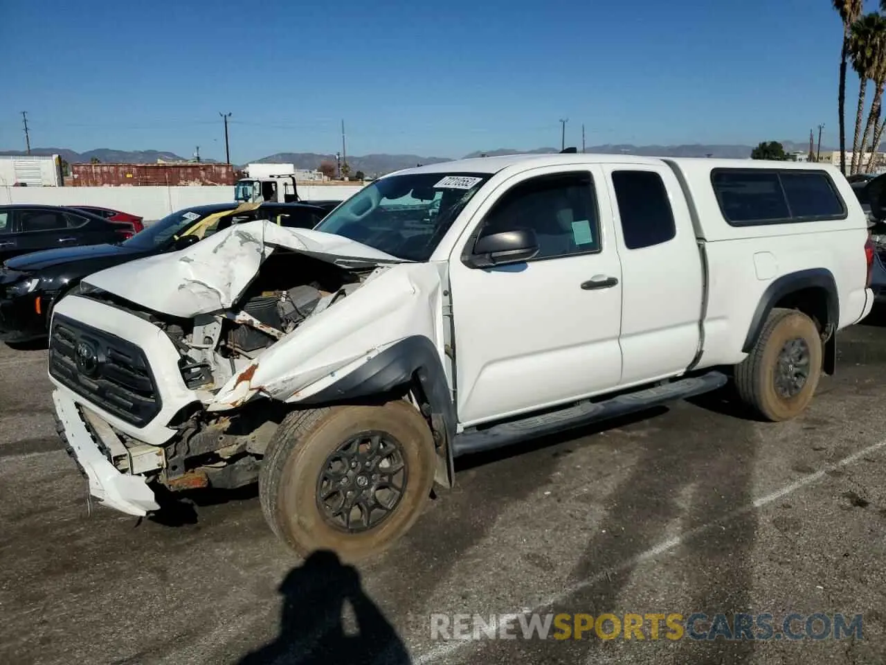 1 Photograph of a damaged car 5TFRX5GN7KX165250 TOYOTA TACOMA 2019