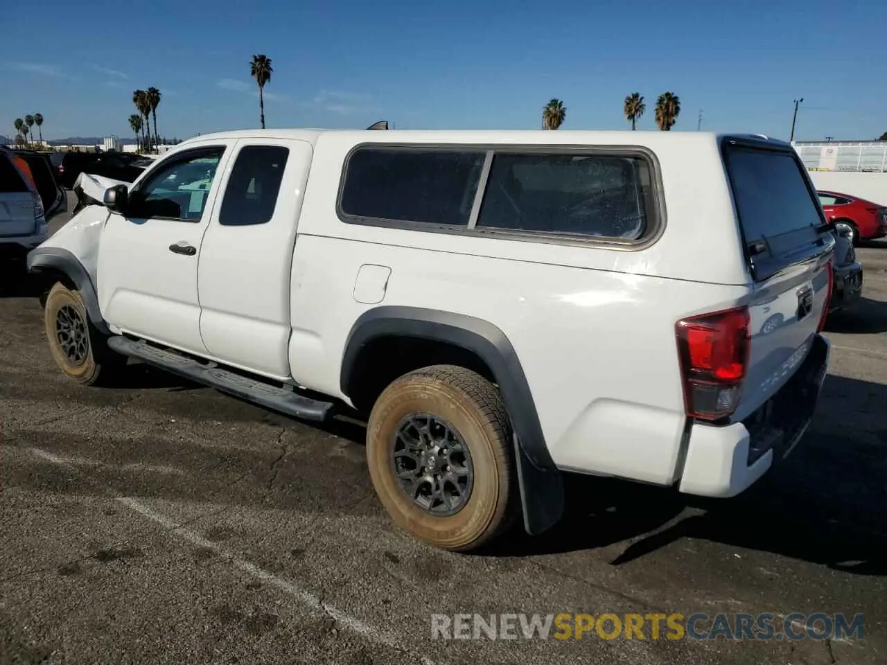 2 Photograph of a damaged car 5TFRX5GN7KX165250 TOYOTA TACOMA 2019