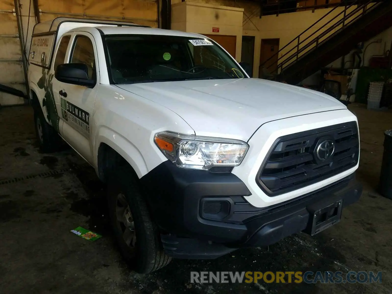1 Photograph of a damaged car 5TFRX5GN8KX142365 TOYOTA TACOMA 2019