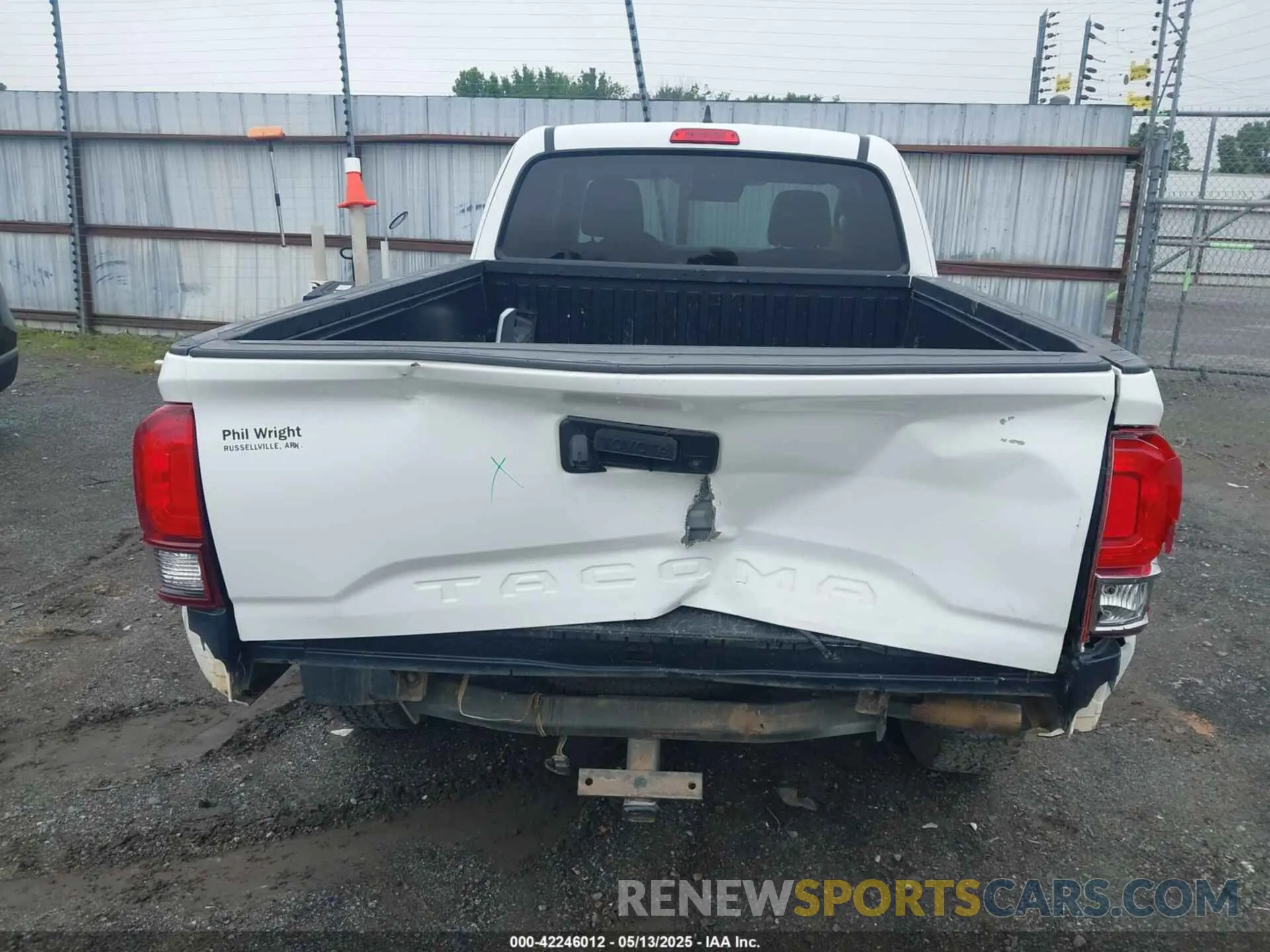 6 Photograph of a damaged car 5TFRX5GN9KX137739 TOYOTA TACOMA 2019
