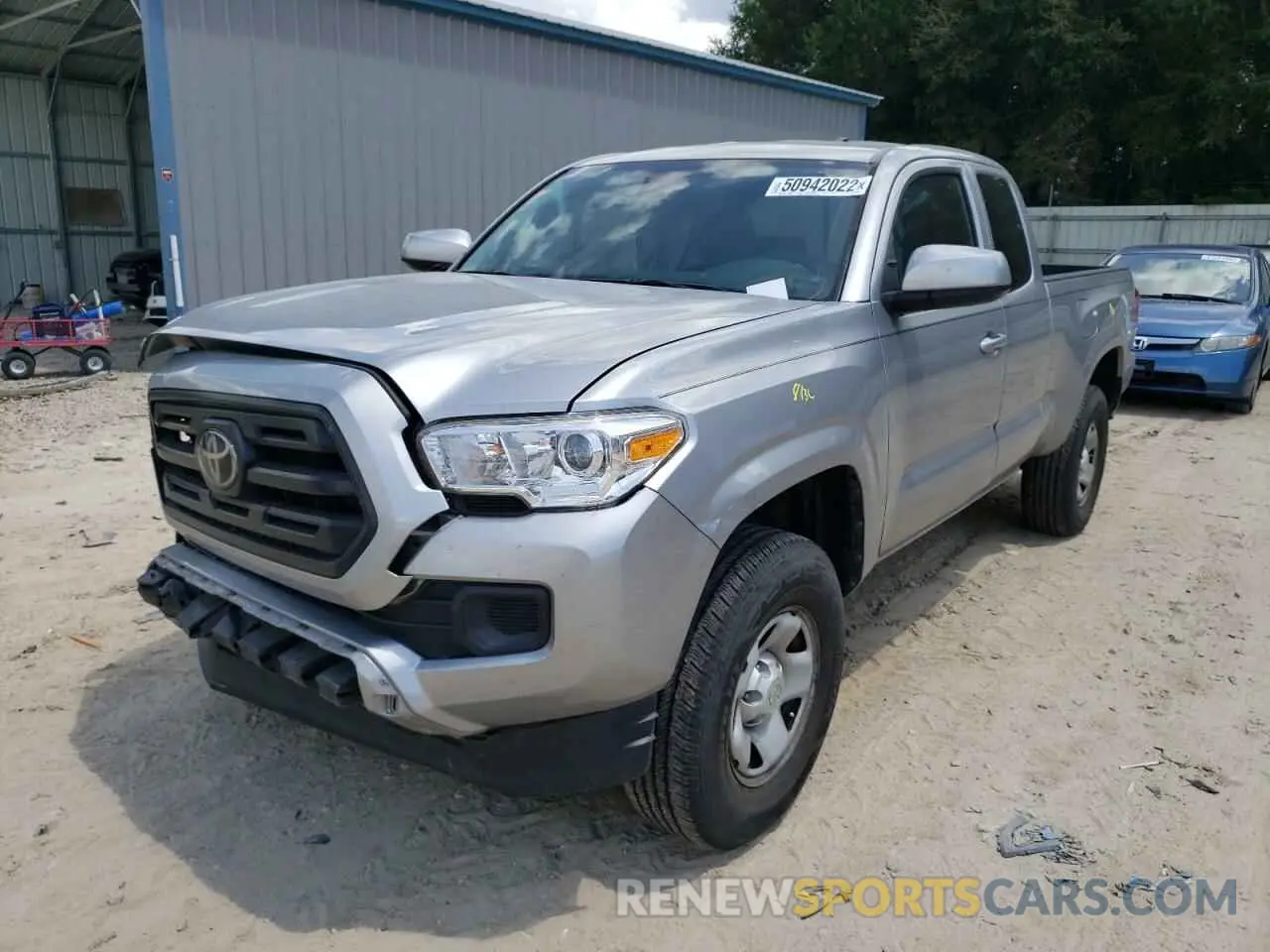 2 Photograph of a damaged car 5TFRZ5CN2KX082700 TOYOTA TACOMA 2019