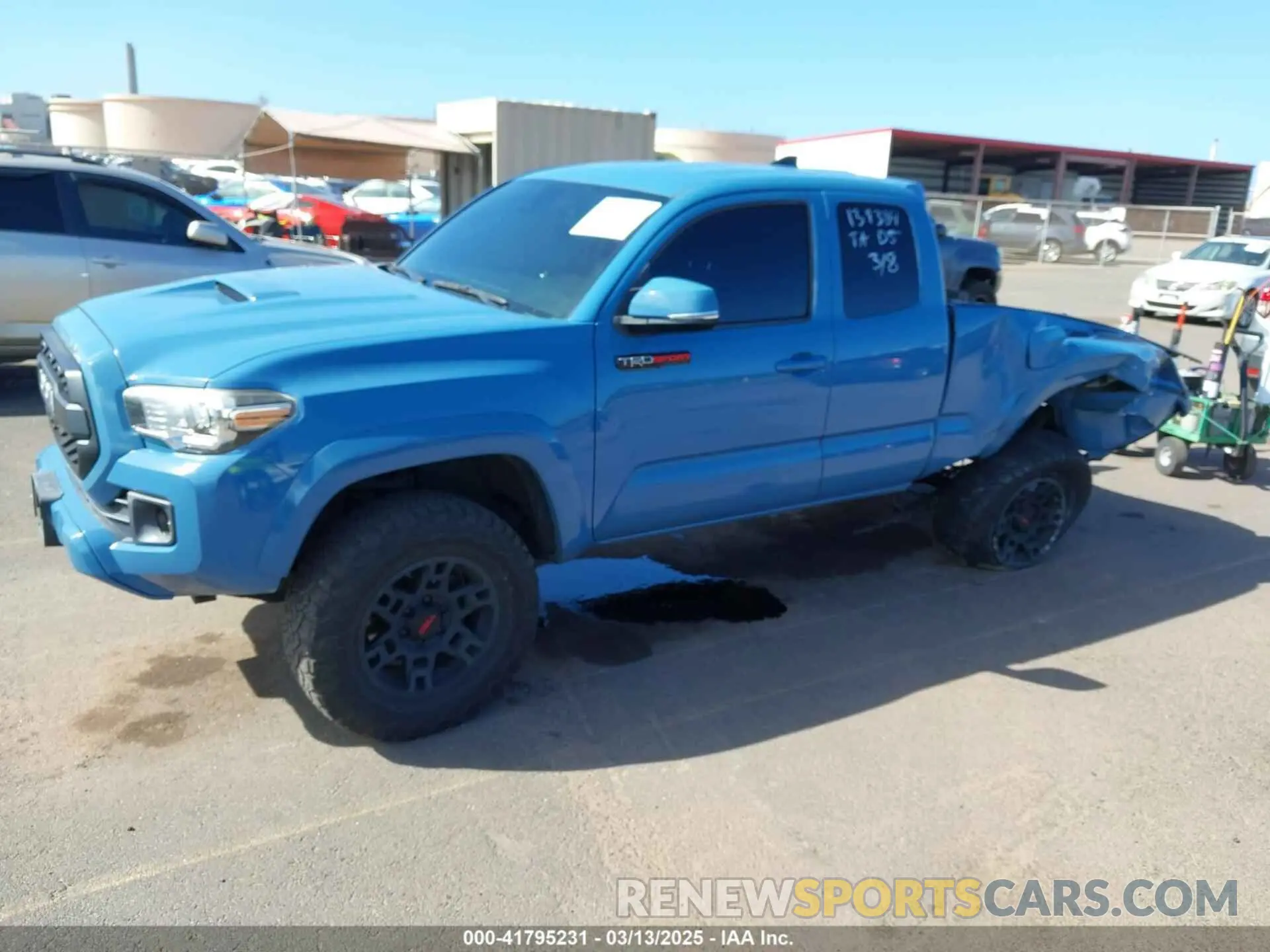 2 Photograph of a damaged car 5TFRZ5CN4KX082052 TOYOTA TACOMA 2019