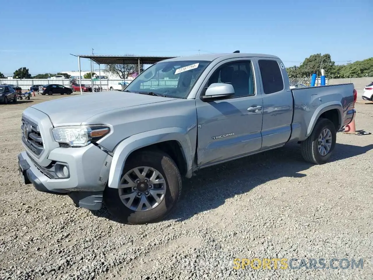 1 Photograph of a damaged car 5TFRZ5CNXKX081312 TOYOTA TACOMA 2019