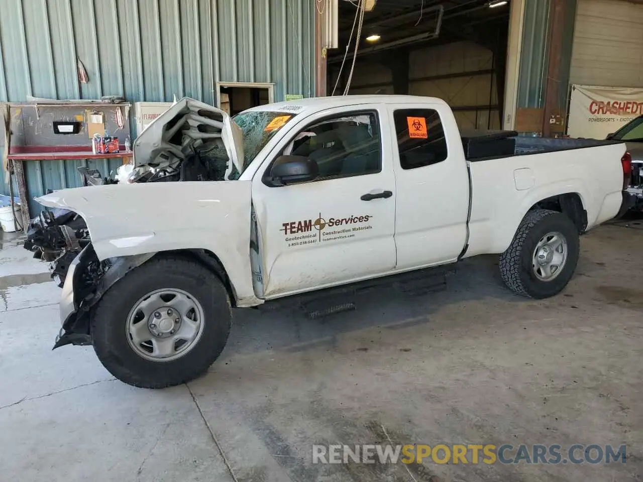1 Photograph of a damaged car 5TFSX5EN0KX063759 TOYOTA TACOMA 2019