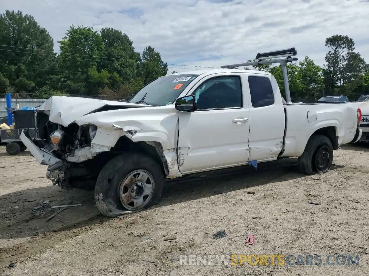1 Photograph of a damaged car 5TFSX5EN0KX066144 TOYOTA TACOMA 2019